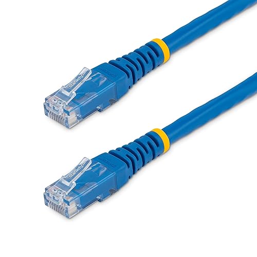 Startech.Com 3 Ft. Cat6 Ethernet Cable   10 Pack   Etl Verified   Blue Cat6 Patch Cord   Molded Rj45 Connectors   24 Awg Copper