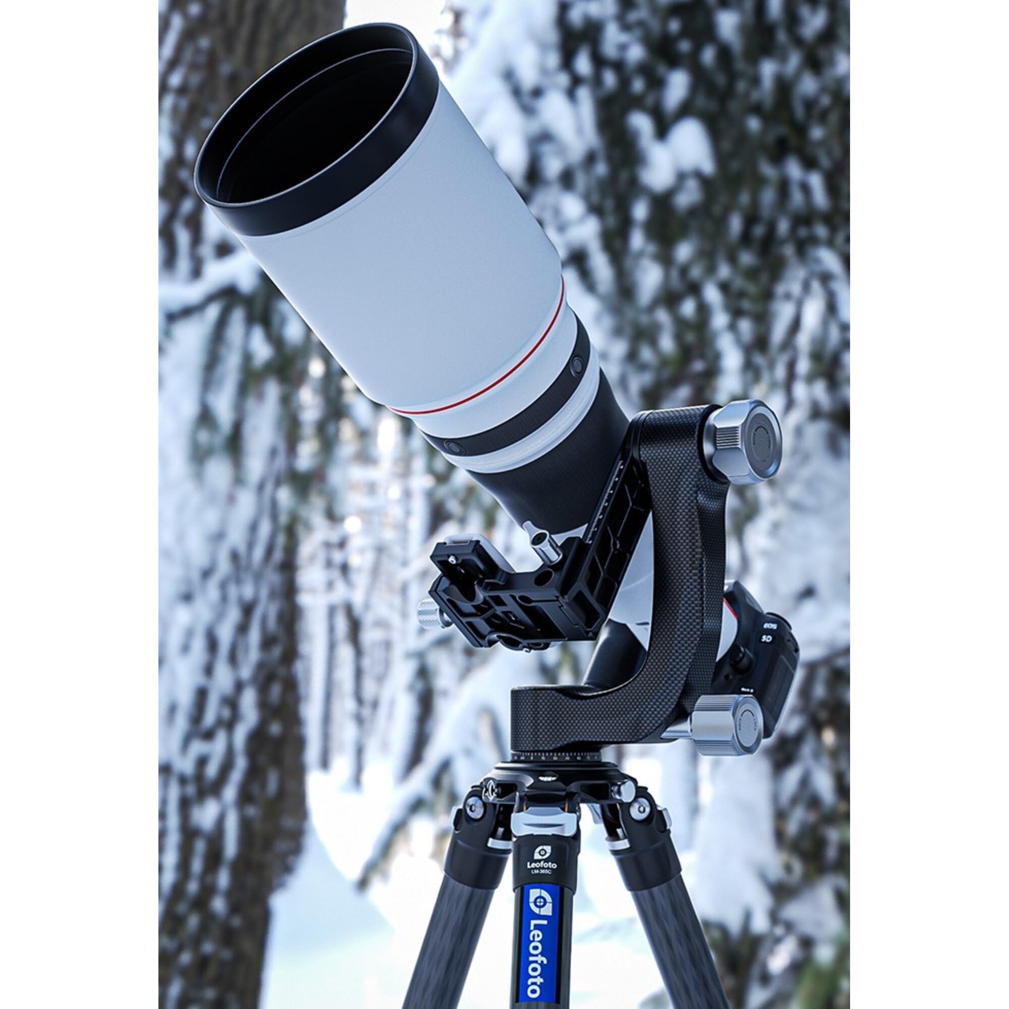 Leofoto Black Pg 1 Lightweight Heavy Duty Gimbal Tripod Head Arca Compatible