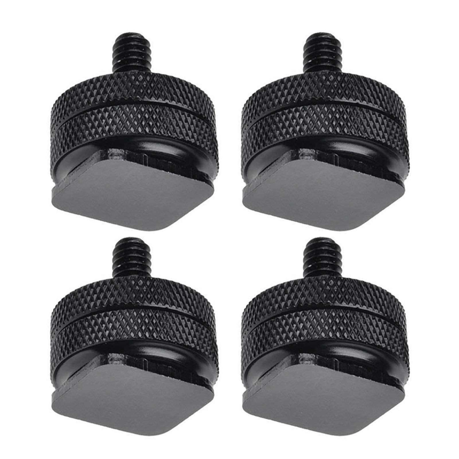 Slow Dolphin 1/4 Inch Hot Shoe Mount Adapter Tripod Screw For Dslr Camera Rig(4Packs)