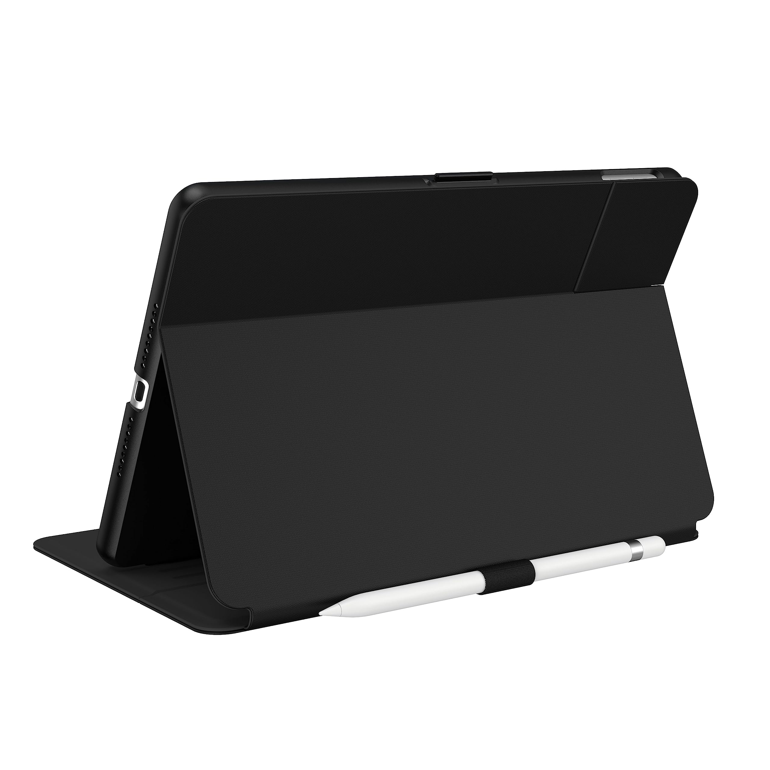 Speck Balance Folio Case for iPad 10.2 Inch (20192021)  Drop & Camera Protection, Slim Multi Range Stand, Apple Pencil Holder 