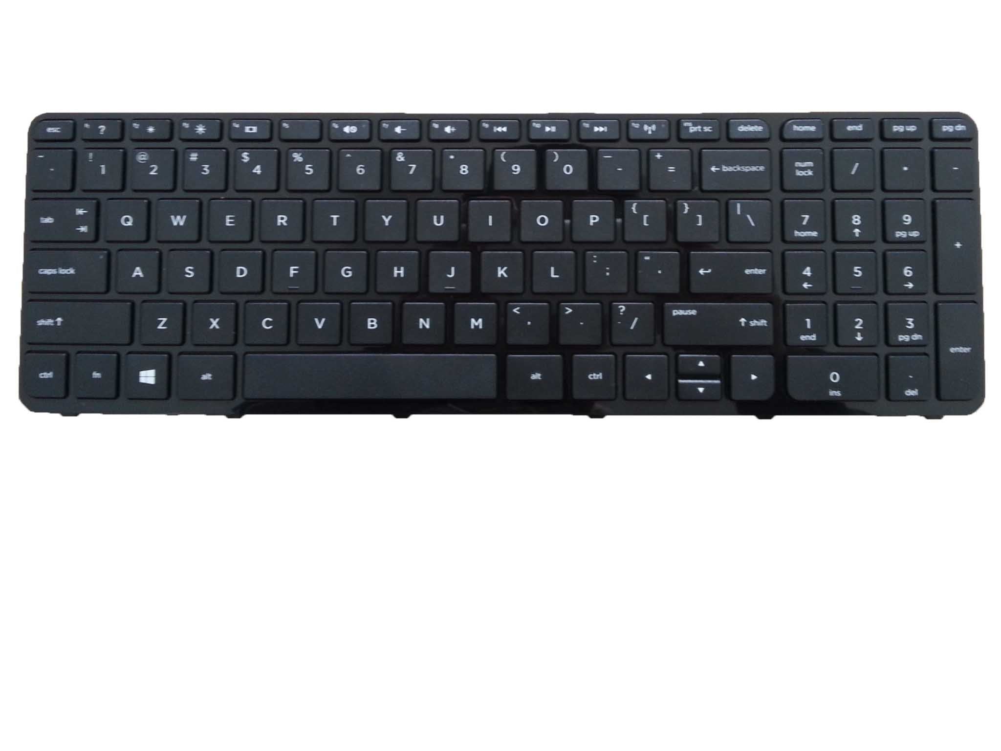 New US Layout Laptop Keyboard With Frame For HP Pavilion 17-E000 17-E100 17Z-.