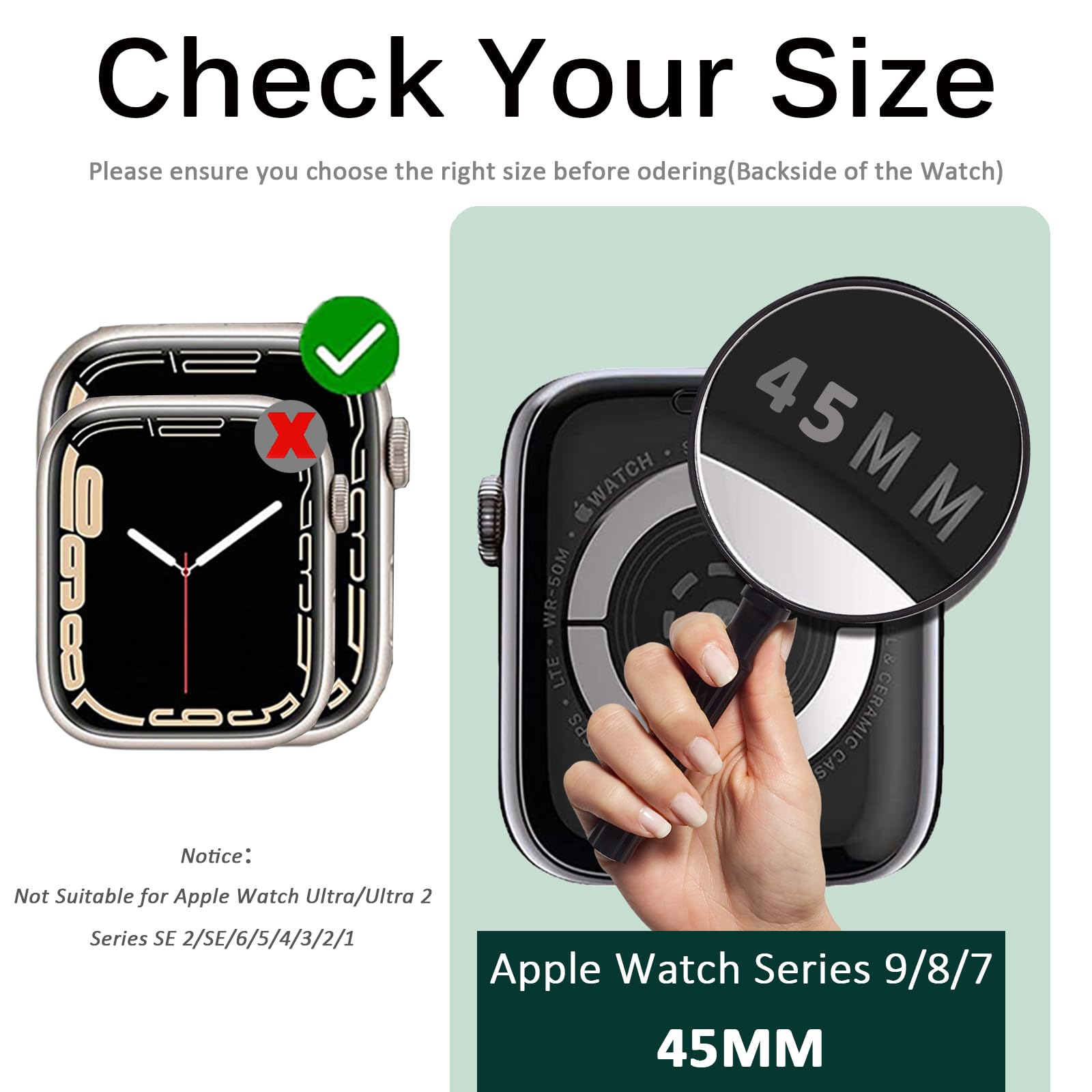 Miimall Compatible Apple Watch Series 8 7 41Mm Case Hard Pc Women Men Full Coverage Ultra Thin Scratch Resistant Bumper Frame Co