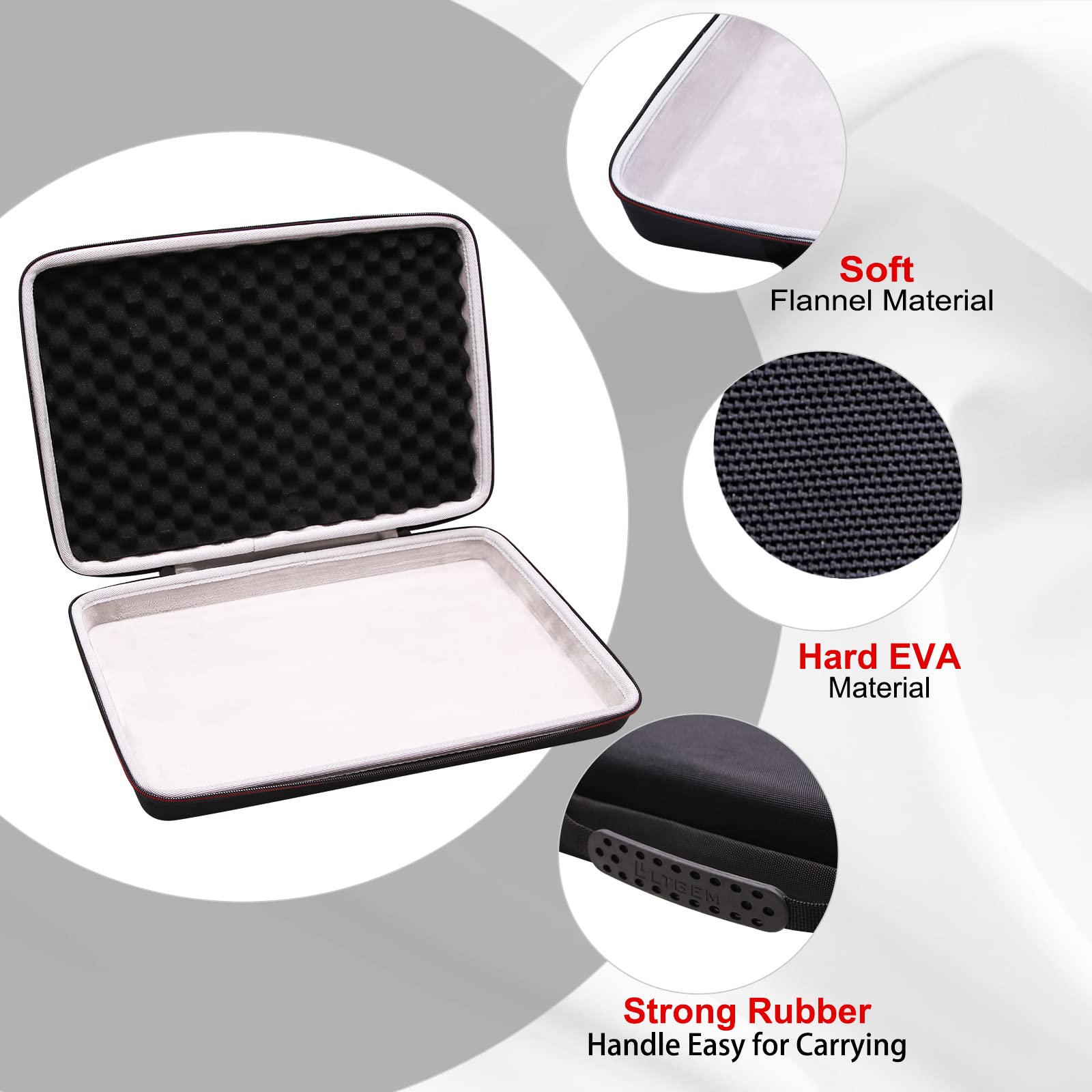 Ltgem Eva Hard Case For Pioneer Dj Ddj-Xp2 Sub-Controller - Protective Carrying Storage Bag