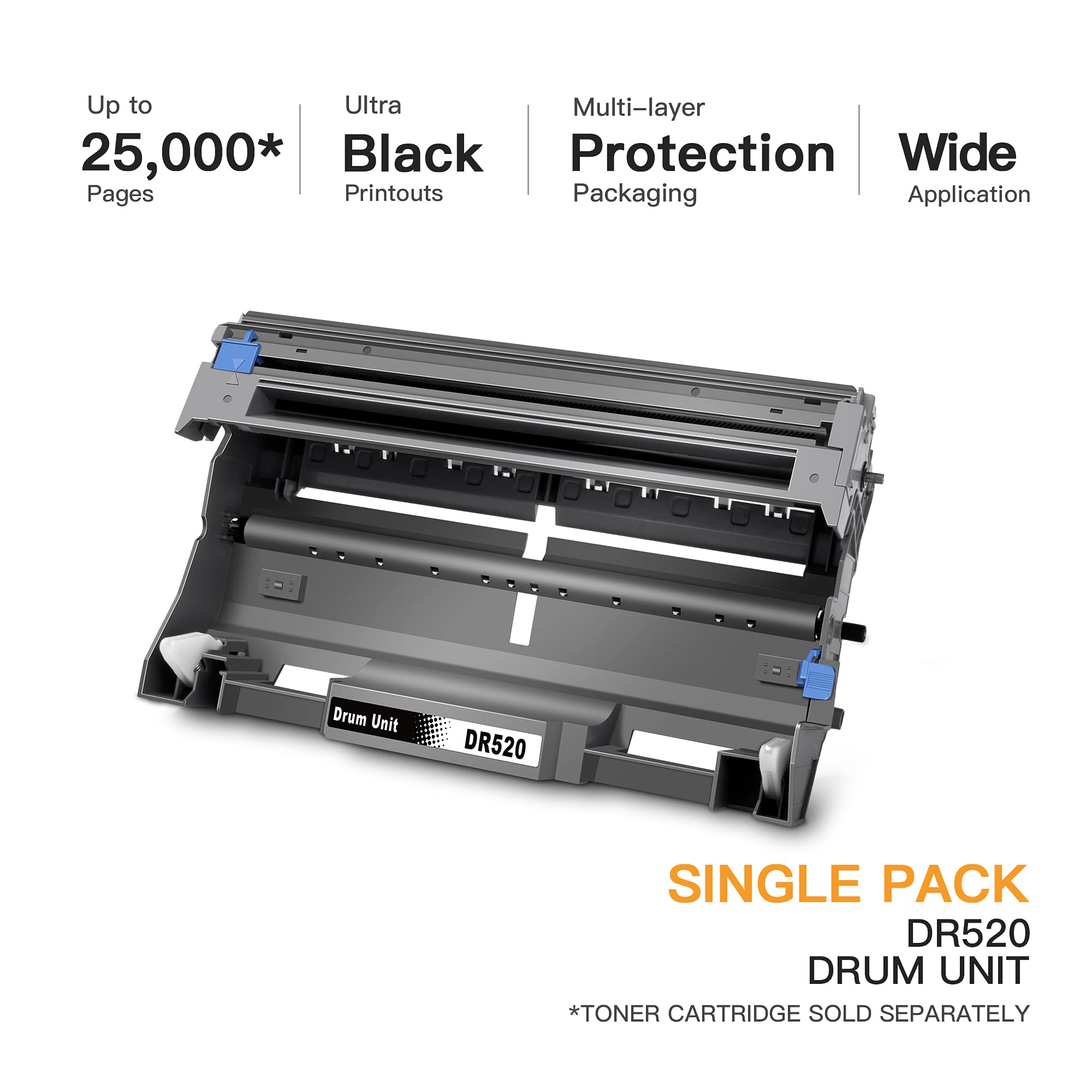 E Z Ink (Tm Compatible Drum Unit Replacement For Brother Dr520 Dr620 Compatible With Dcp 8065Dn Dcp 8060 Hl 5240 Hl 5250Dn Hl 53