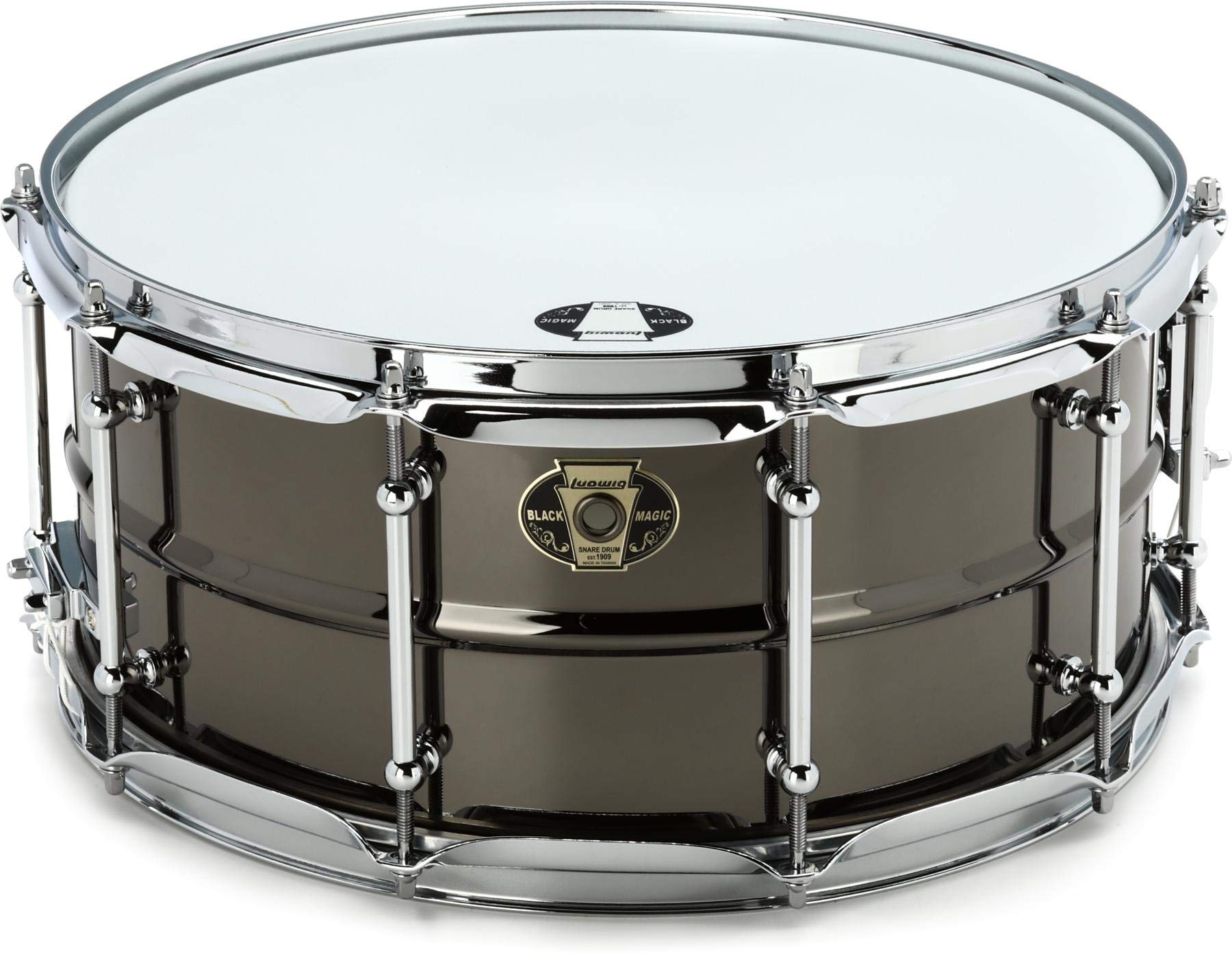 Ludwig Black Magic Snare Drum  6.5inch X 14inch