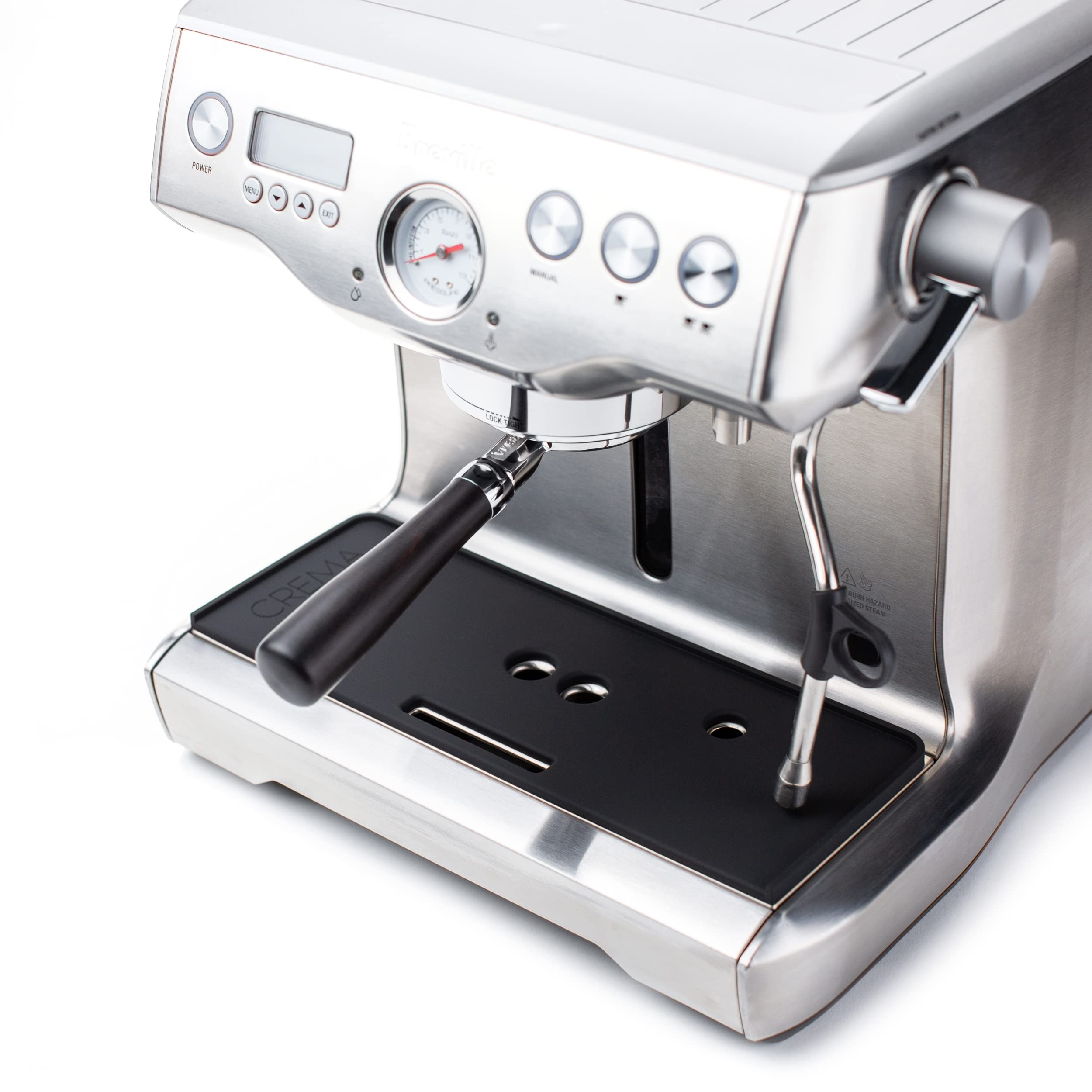 Crema Coffee Products   58Mm Bottomless Portafilter   Compatible With Breville Dual Boiler, Oracle, Oracle Touch Only   Not Suit