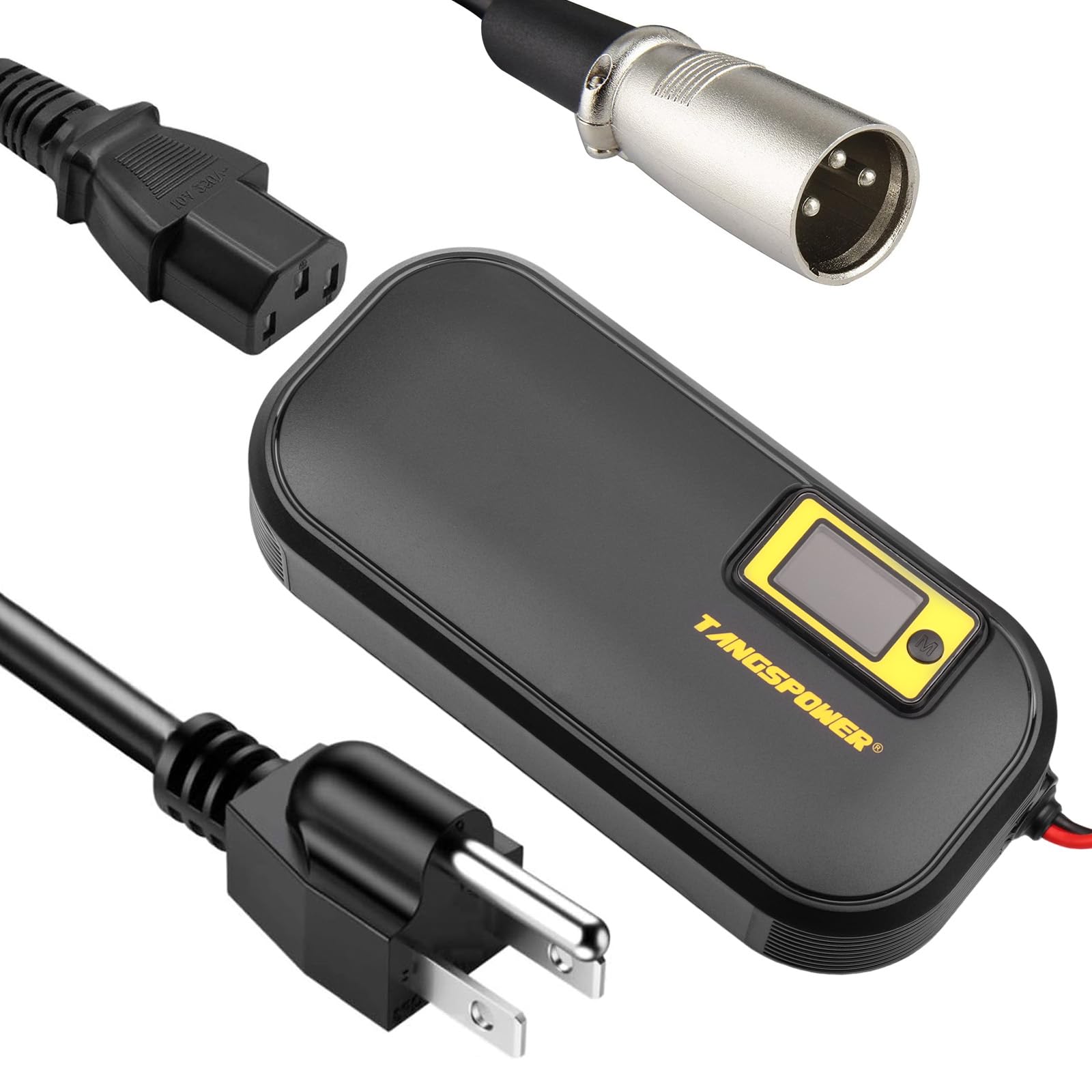 48V Charger 54.6V 2-12A Adjustment Current Smart Charger Used for 13S 48V 17Ah 20Ah 14AH 23AH Li-ion Battery High Power (XLR 3-P