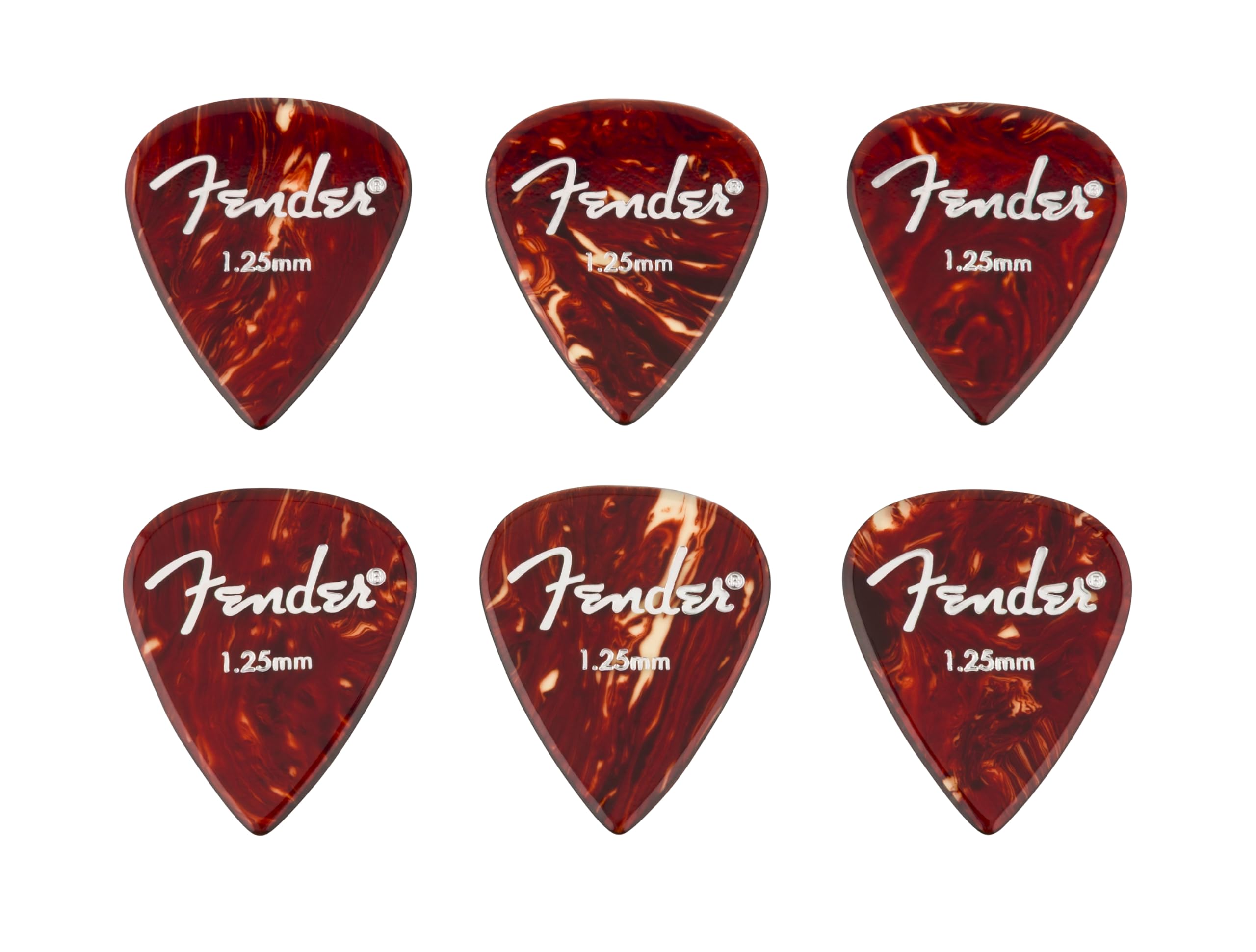Fender Aero Acrylic Pick 1.25Mm (6) 1986351001