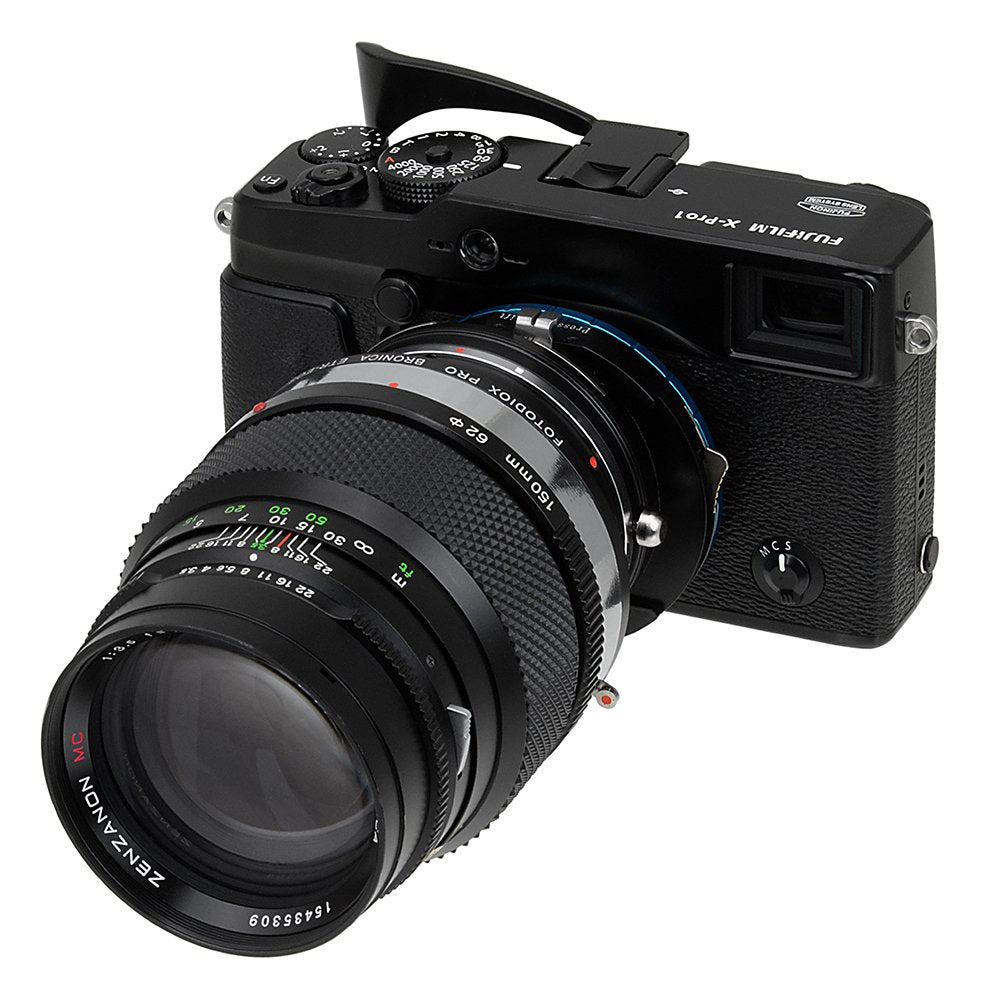 Fotodiox Pro Lens Mount Shift Adapter - Bronica Etr Mount Slr Lenses To X-Series Mirrorless Camera