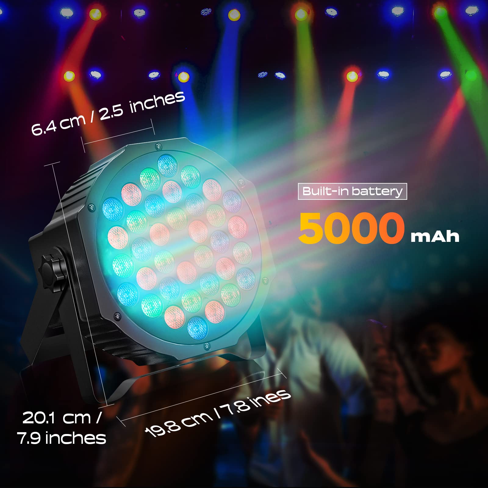 Rechargeable Stage Par Lights Uking Rgb 36 Led Battery Powered Par Wireless Uplights With Dmx And Remote Control Uplighting Lig
