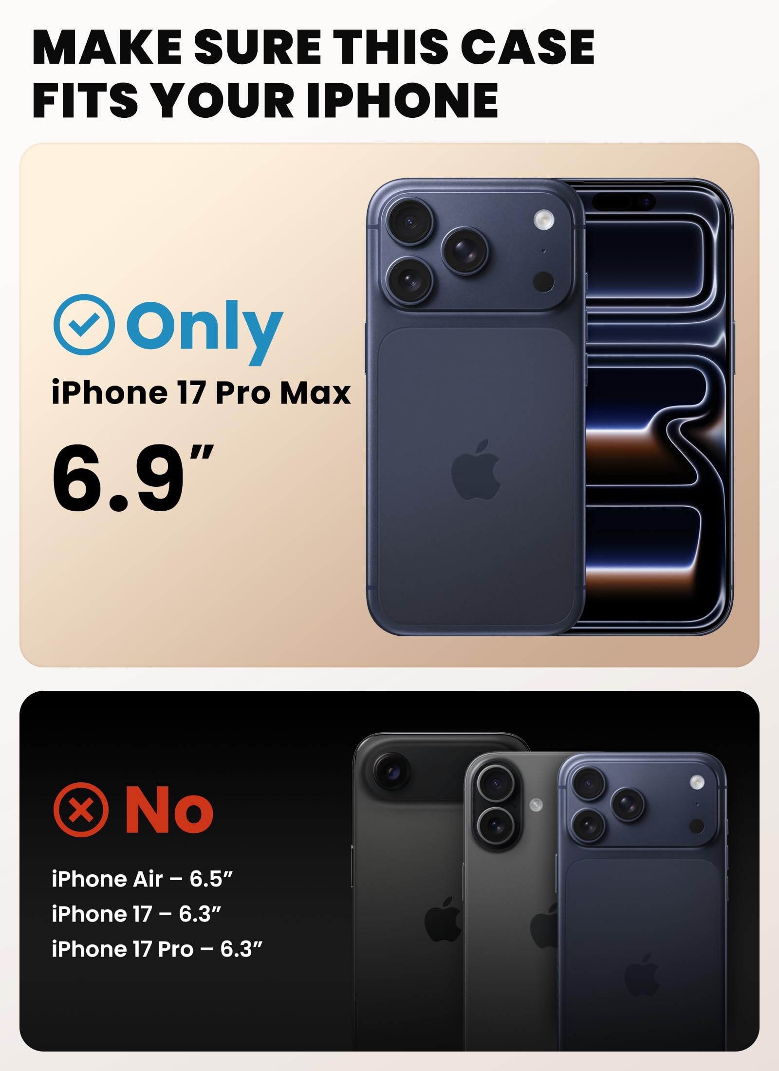 I-Blason Ares For Iphone 17 Pro Max Case With Stand [9H Tempered Glass Screen Protector][Magsafe Compatible] [Camera Capture But