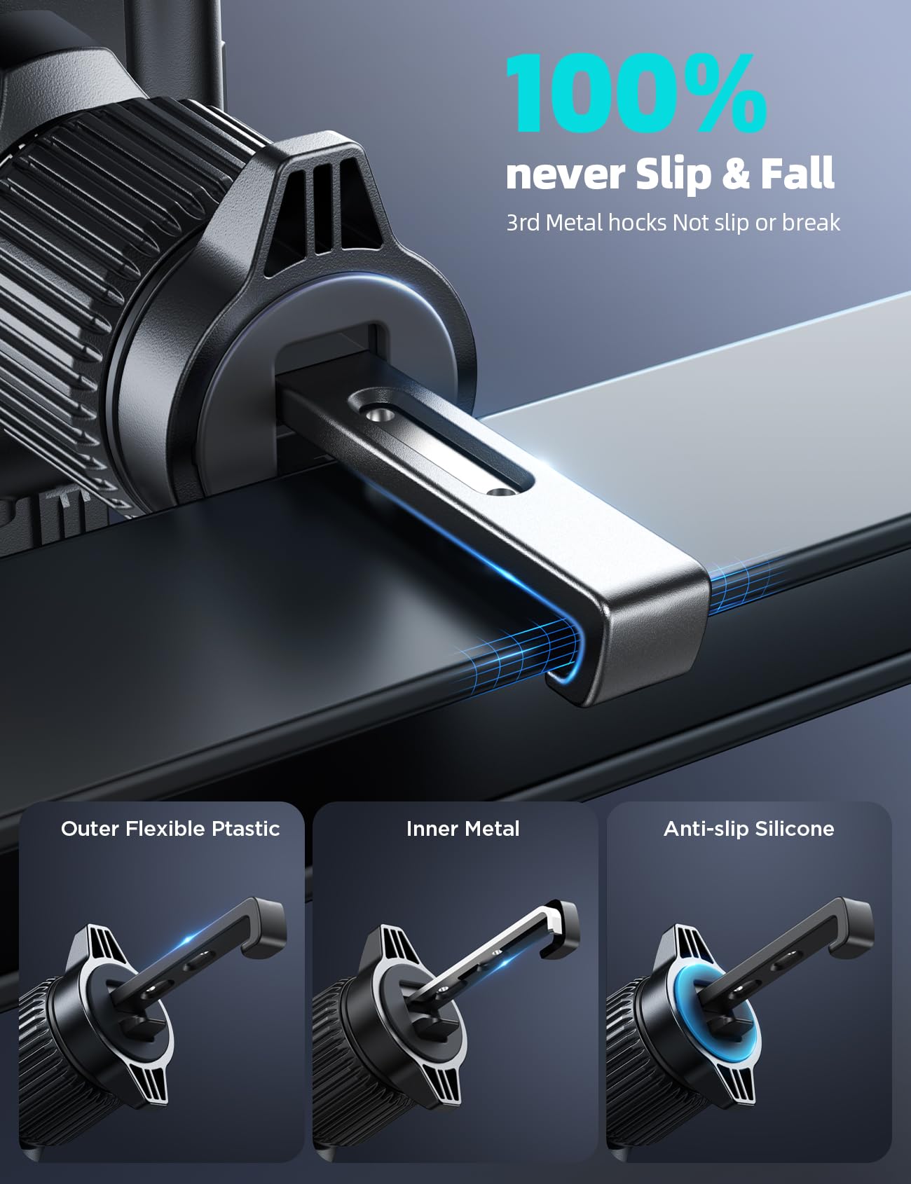 Joyroom Wireless Car Charger Mount?Dual Coil? Car Phone Holder Charger With Auto Smart Clamping Alignment For Iphone 16 Pro Max