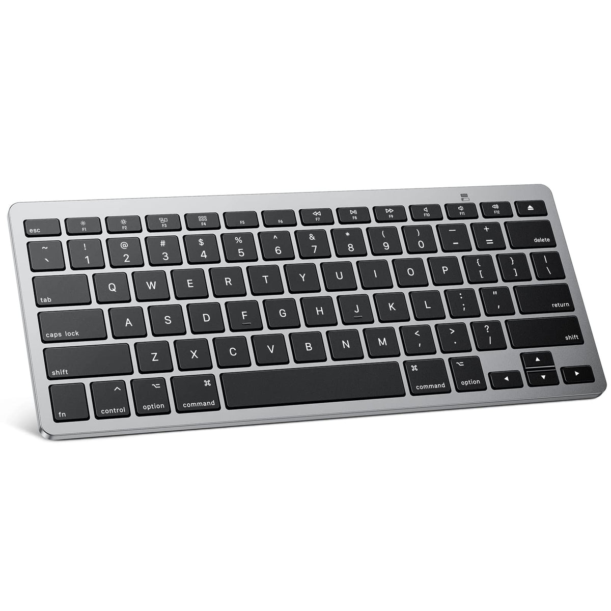 Omoton Bluetooth Keyboard For Mac, Compact Wireless Keyboard Compatible With Macbook Pro/Air, Imac, Mac Mini/Pro Laptop And Pc, Grey