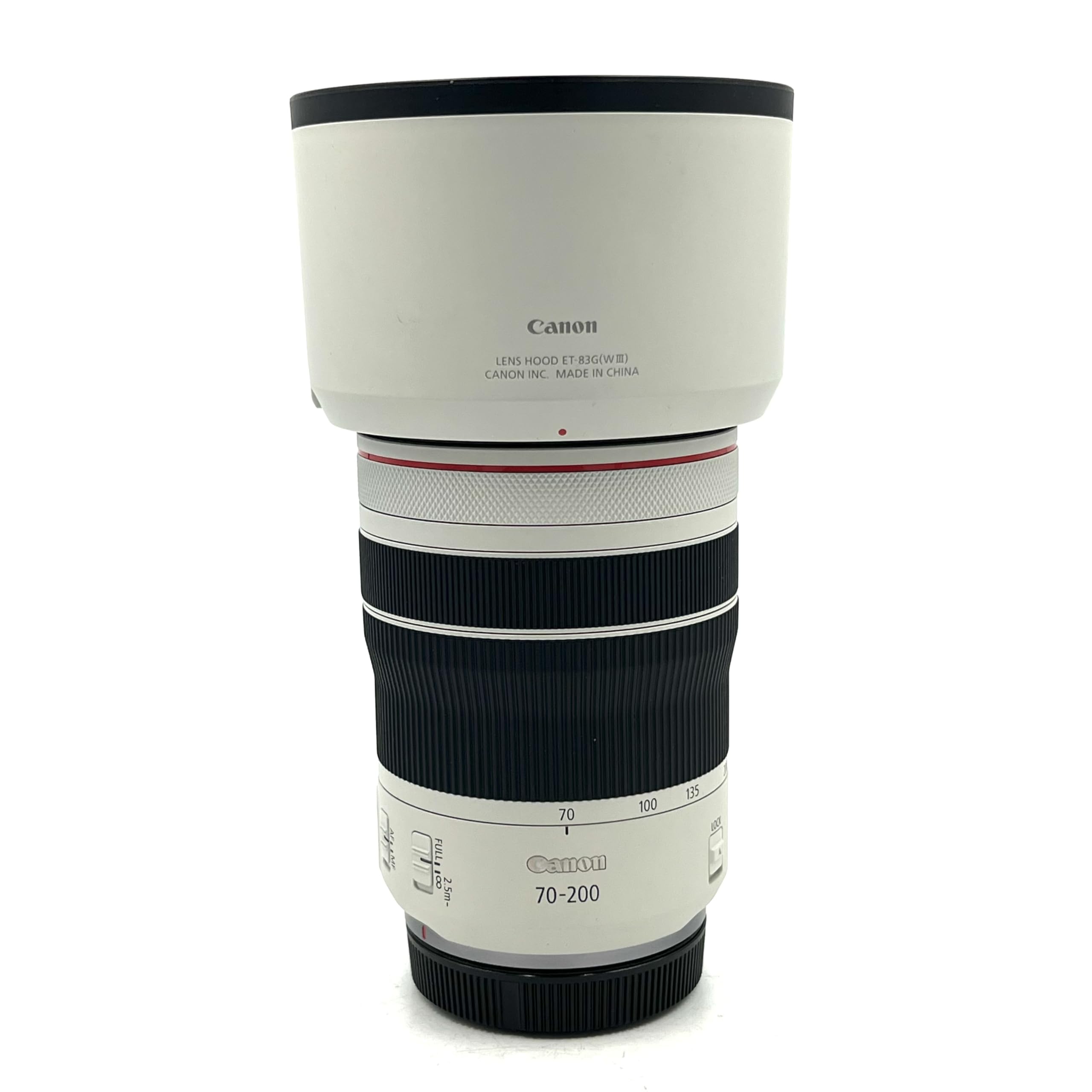 Canon RF70 200mm F4 L is USM Lens, Telephoto Zoom Lens, Compatible with EOS R Series Mirrorless Cameras, White