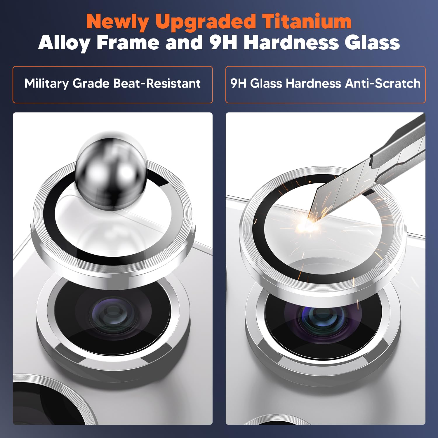 Hoerrye For Samsung Galaxy S24 Ultra Camera Lens Protector, Case Friendly, Ultra Hd 9H Tempered Glass Screen Protector, Anti Scr