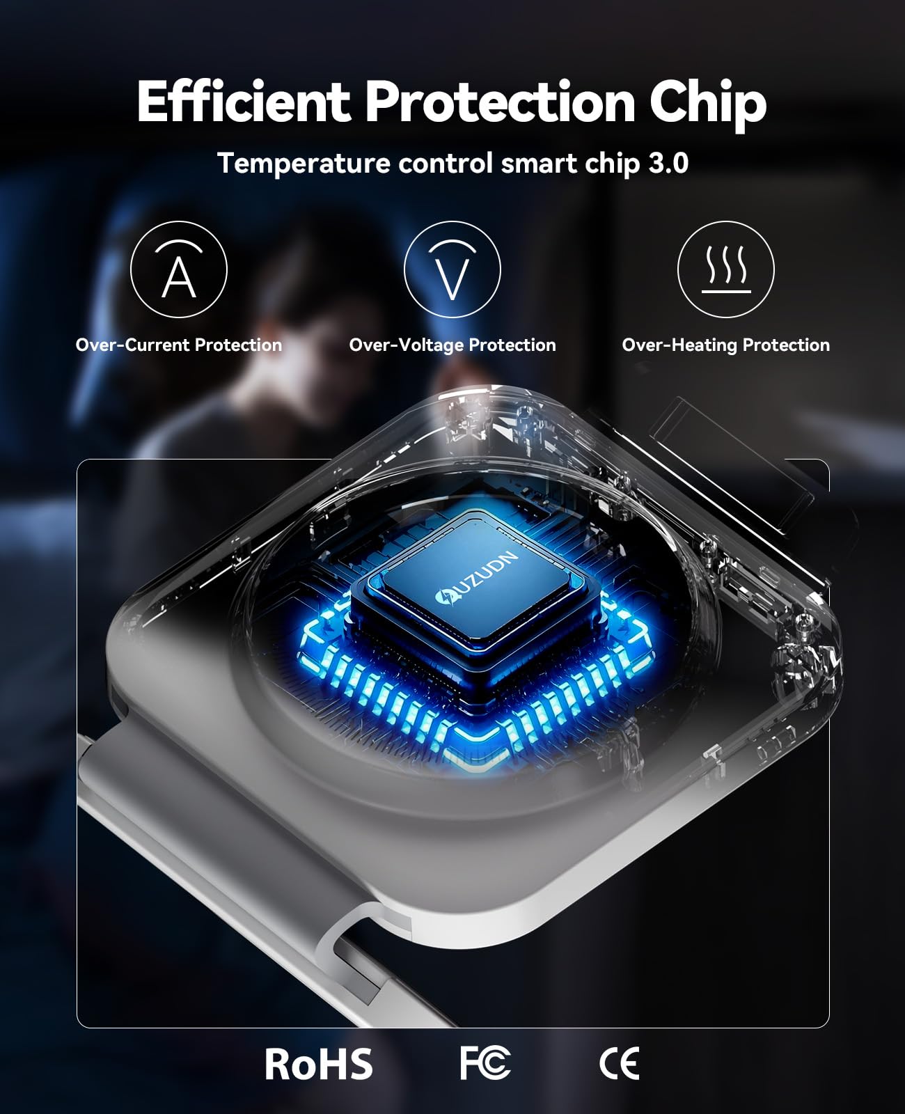 2Pack 3 In 1 Charging Station For Apple Multiple Devices Foldable Magnetic Fast Wireless Charger Dock, Travel Charging Pad For I