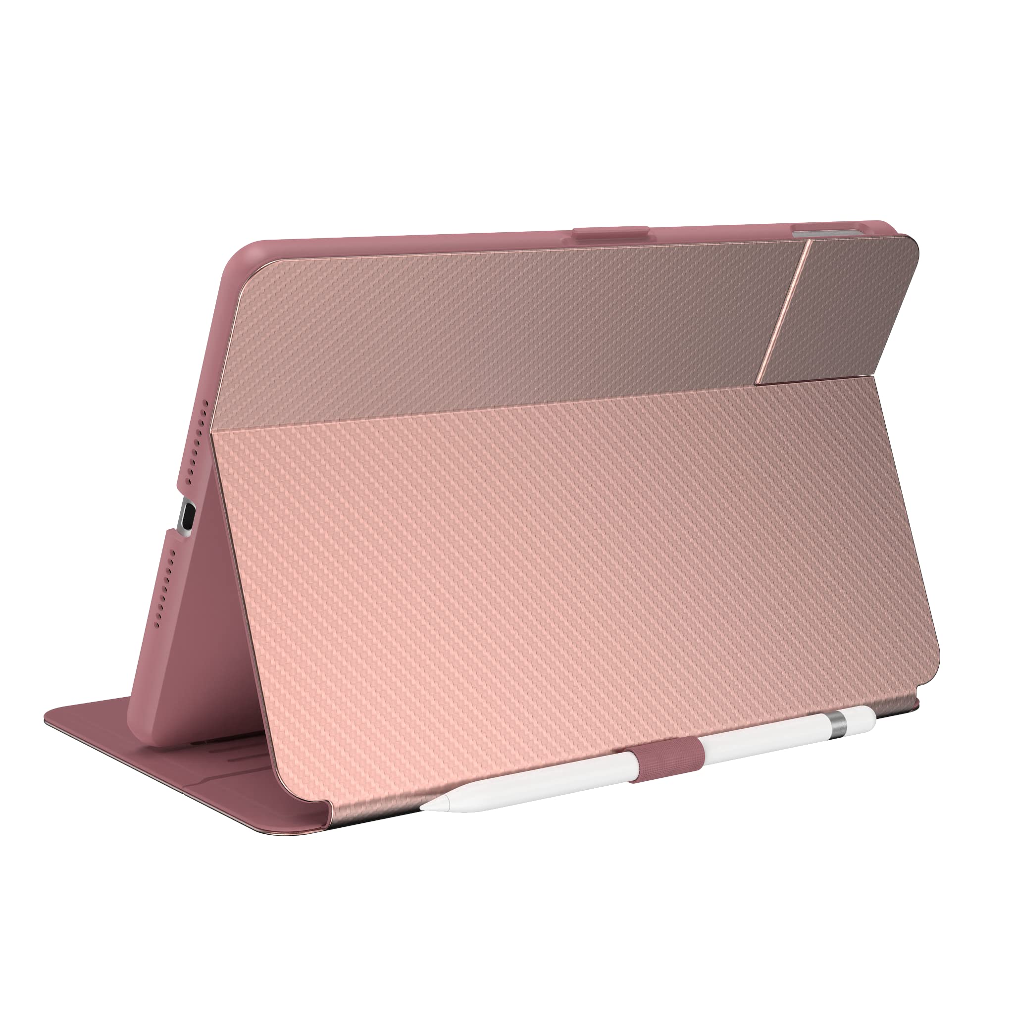 Speck Products Ipad 10.2 Stylefolio With Microban (Metal Gold Rose/Lipstick Pink)