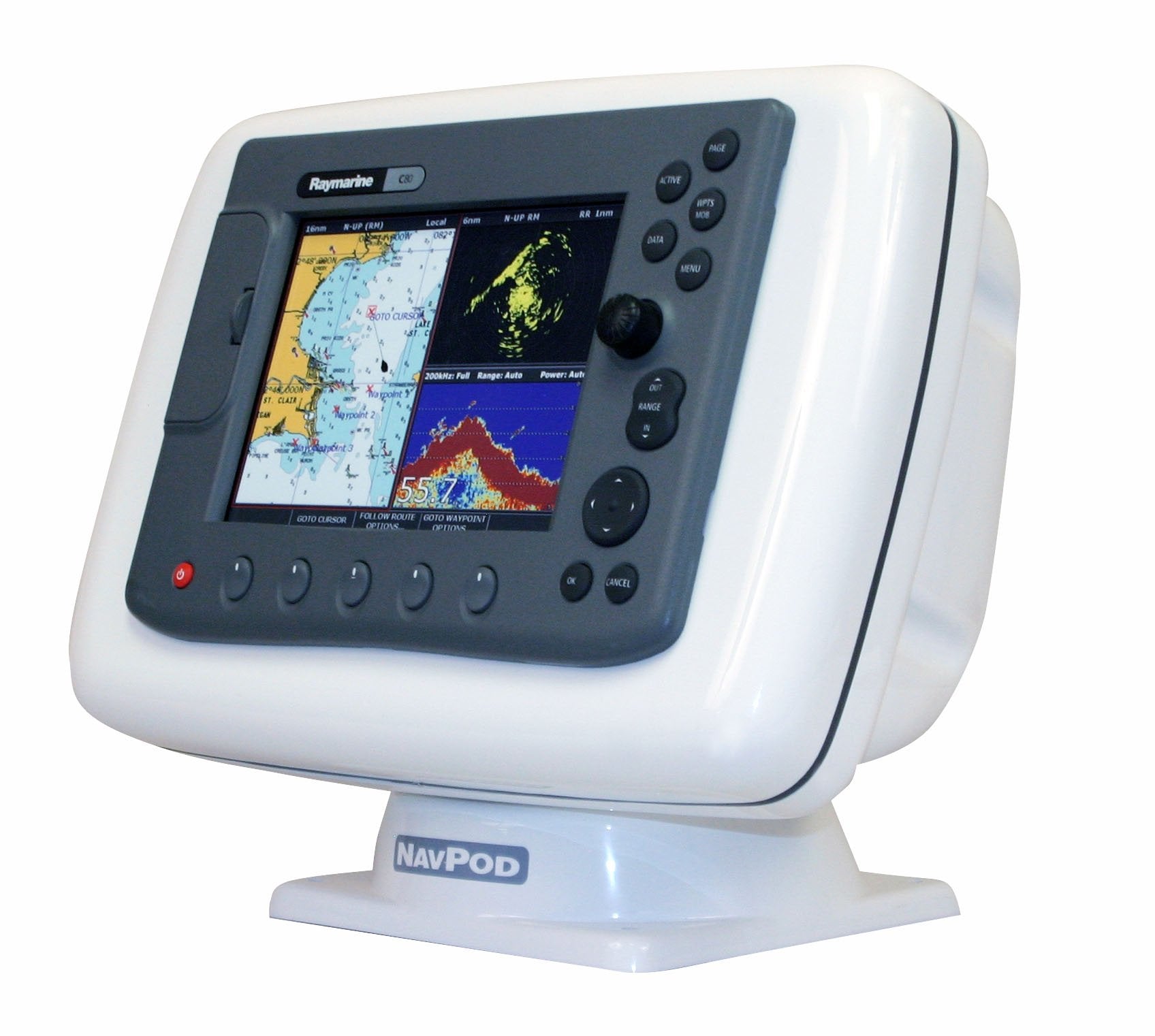 Navpod Pp5051 Powerpod Grand Prix Series Precut F/Raymarine C80 & E80