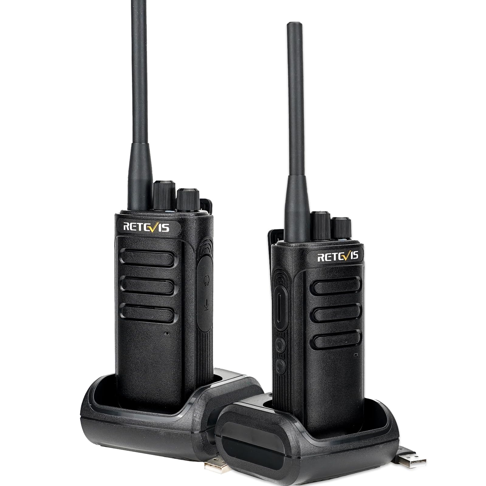 Retevis RB85 Long Range 2 Way Radio,High Power Noise Cancelling Two Way Radio with Clear Sound,VOX,2000mAh Battery Rechargeable,