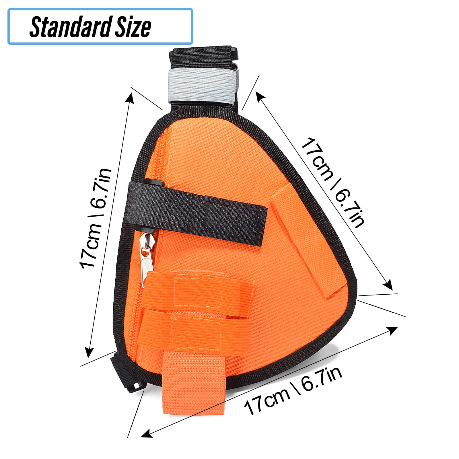 Hyshikra Universal Radio Chest Pack, Walkie Talkie Nylon Holder, Holster Case Pouch Front Pack Accessories For Baofeng Uv5R Kenw