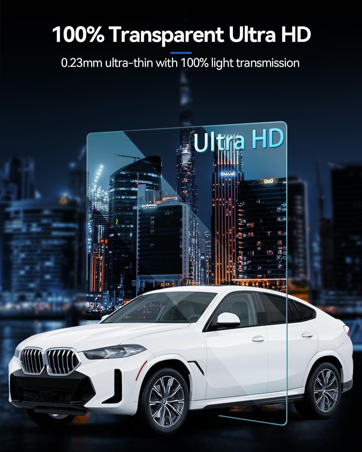 Lantu 4Pcs Car Screen Protector For 2023 2024 Bmw X5 Ix I4 I7 X6 X7 Idrive 8 Accessories Nano Screen Protector Film Hd Clear (2P