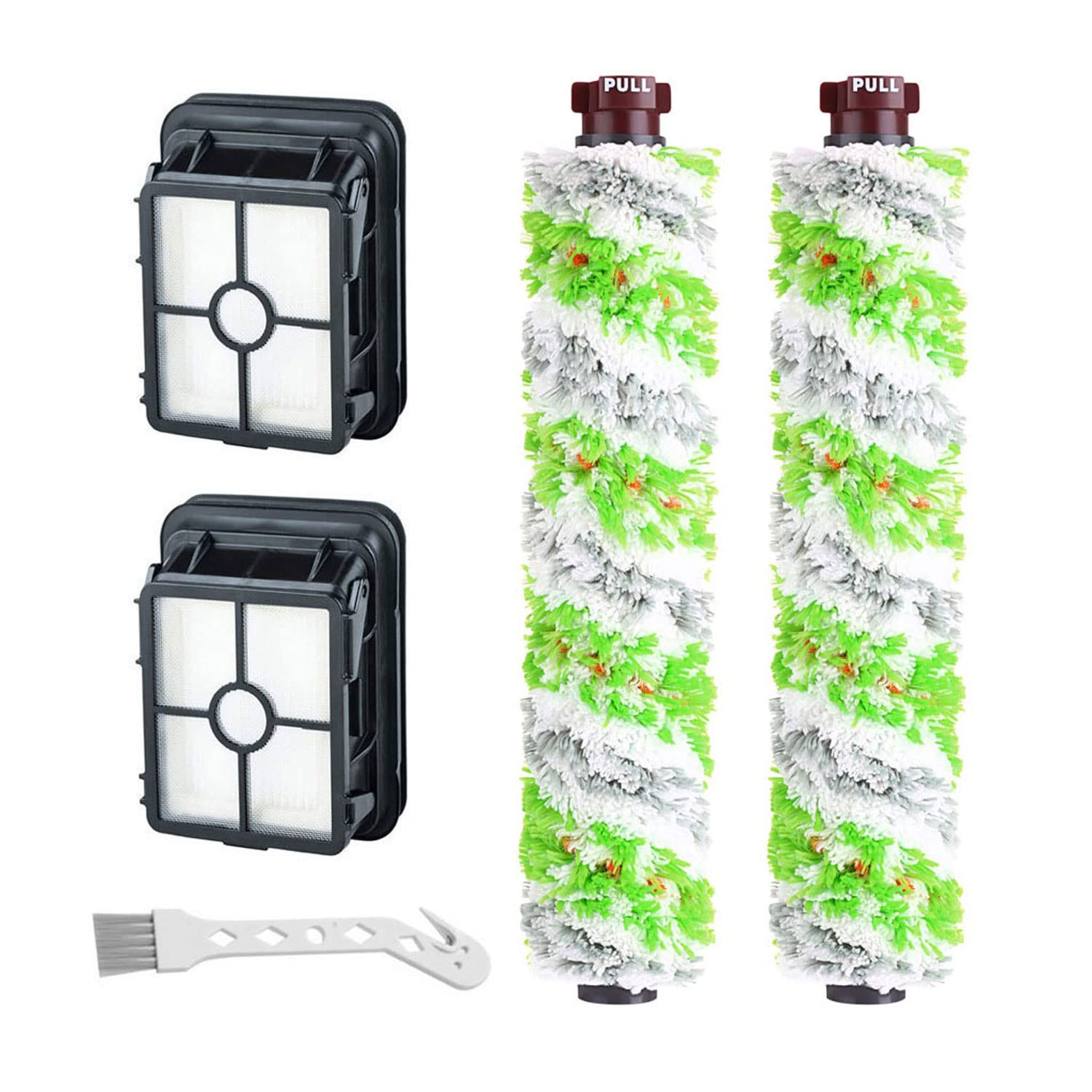 Smilyan Replacement Parts For Bissell Crosswave Pet Pro 2306A & Crosswave 1785 Series, 2 Pack 2460 Multi Surface Pet Pro Brush R