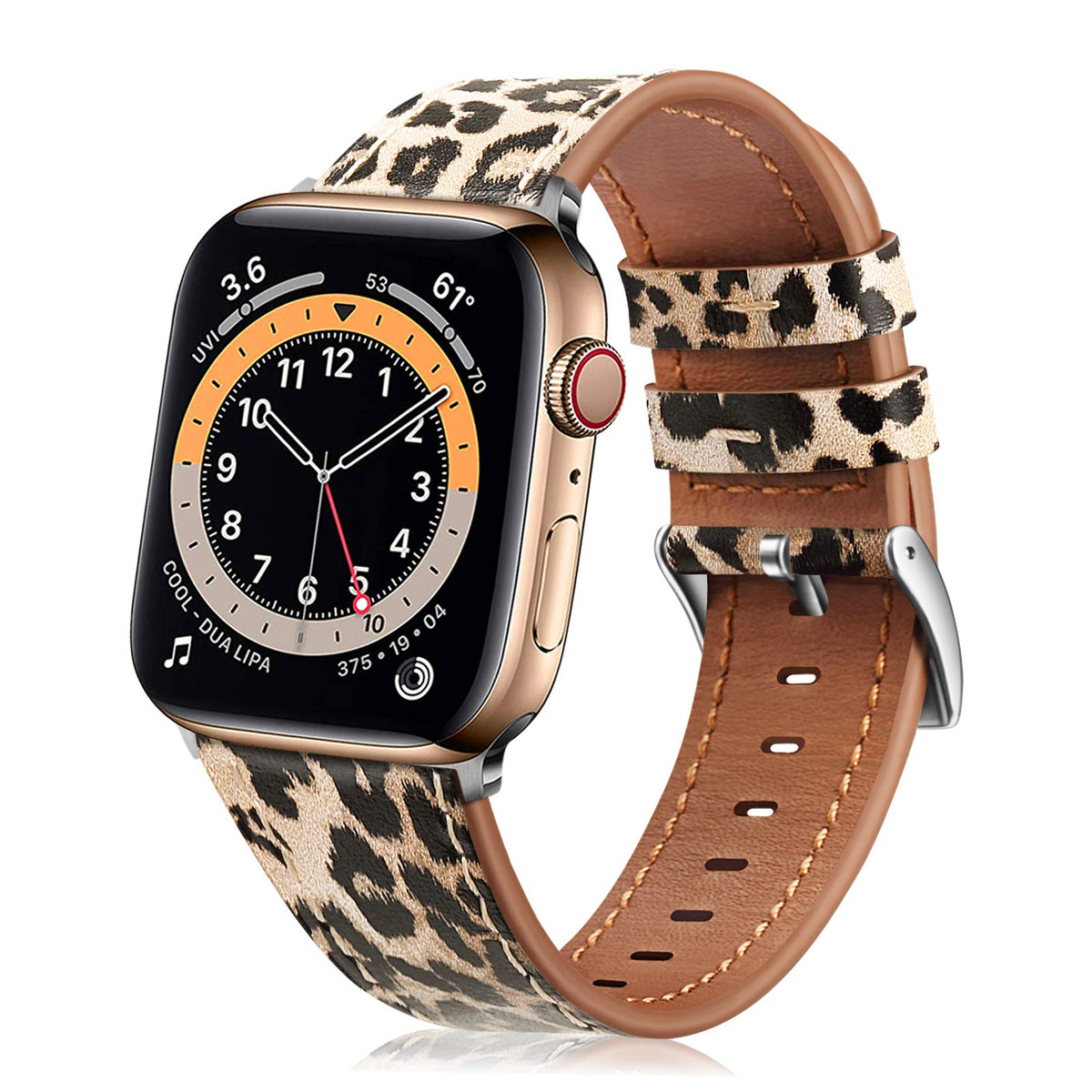 Fintie Bands Compatible With Apple Watch 49Mm 45Mm 44Mm 42Mm Iwatch Ultra Se2 Se Series 8 7 6 5 4 3 2 1, Genuine Leather Band Re