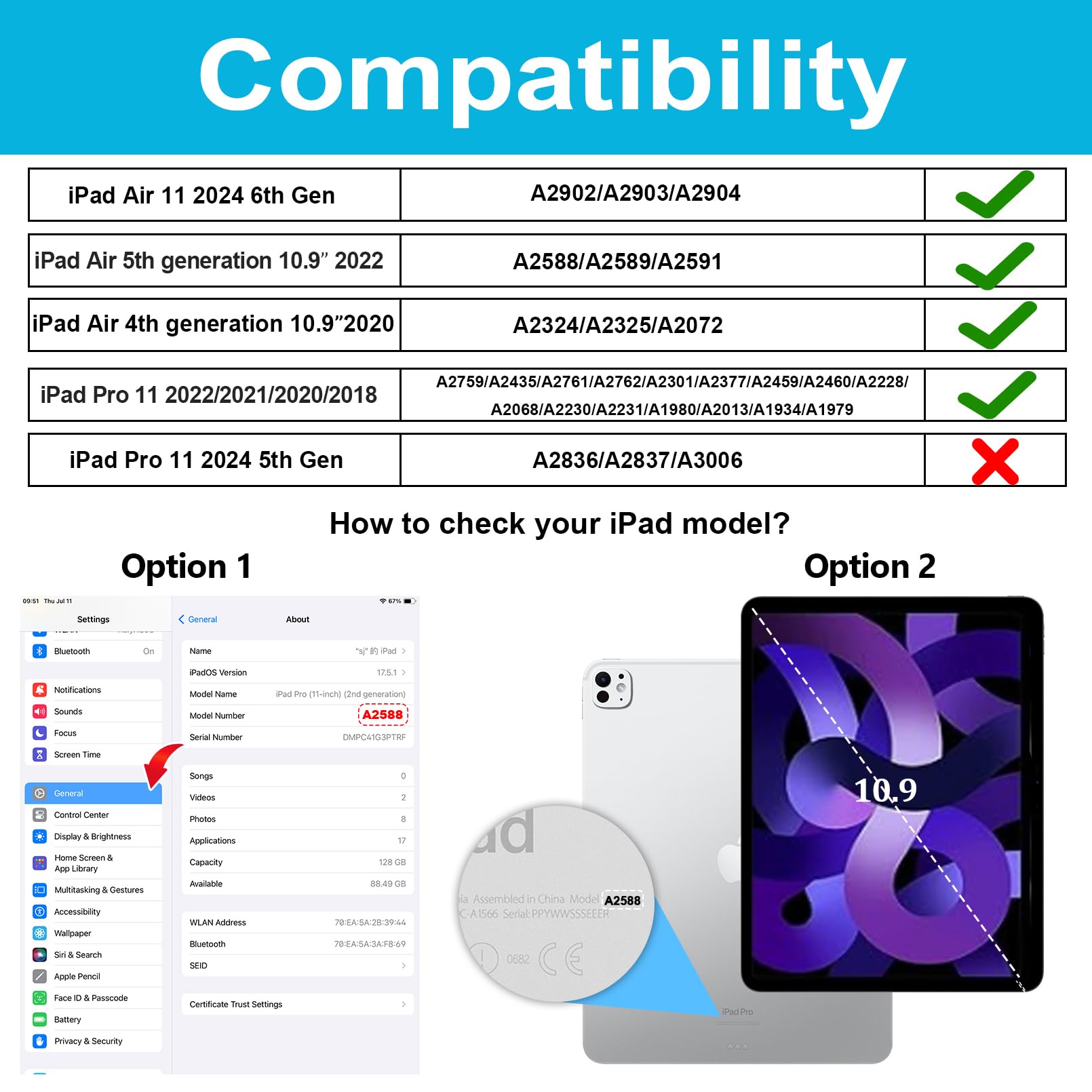 Miesherk Stock Case For Ipad Air 5Th/4Th Generation: Military Grade Protective Cover With Pencil Holder, Stand, Handle & Shoulde
