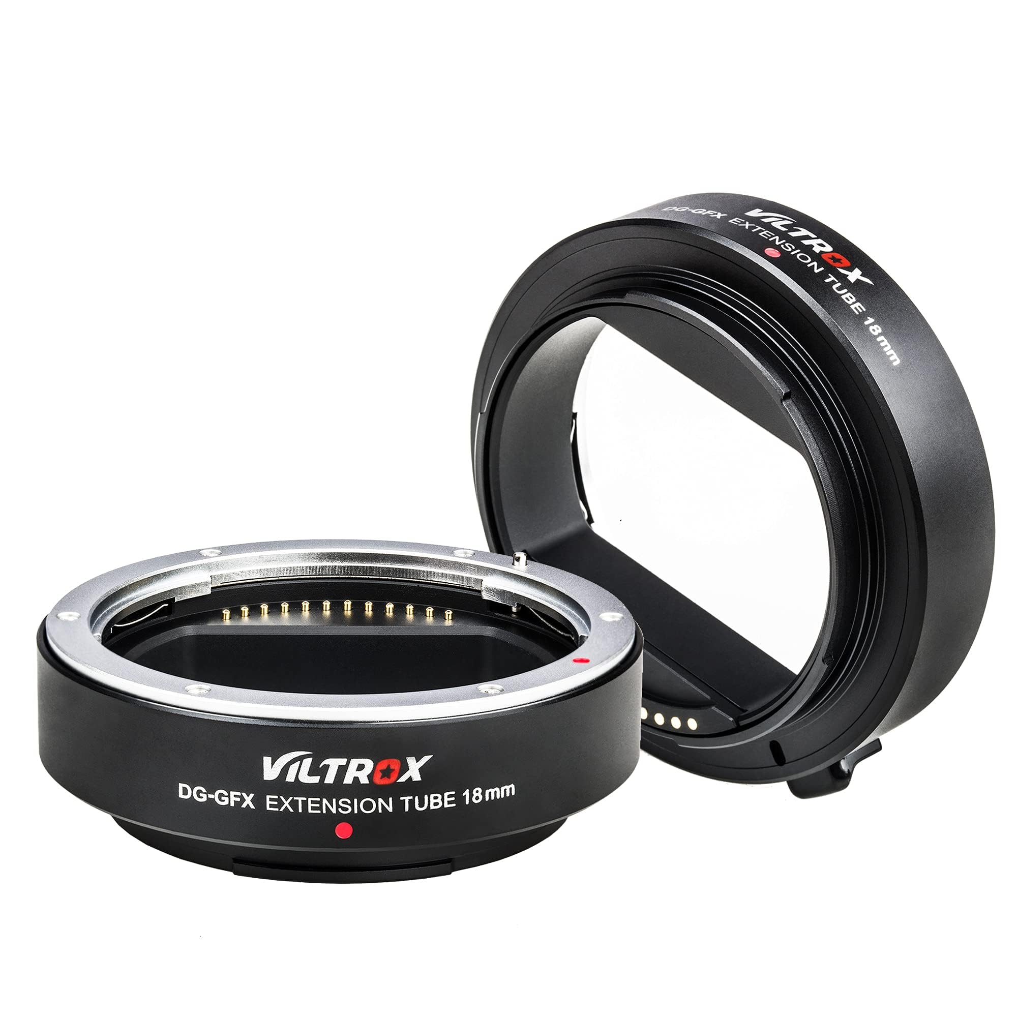 VILTROX DG-GFX 18mm Metal Auto Focus Macro Extension Tube Ring Adapter Compatible with Fuji GFX 50S 50R GFX Mount Medium Format 