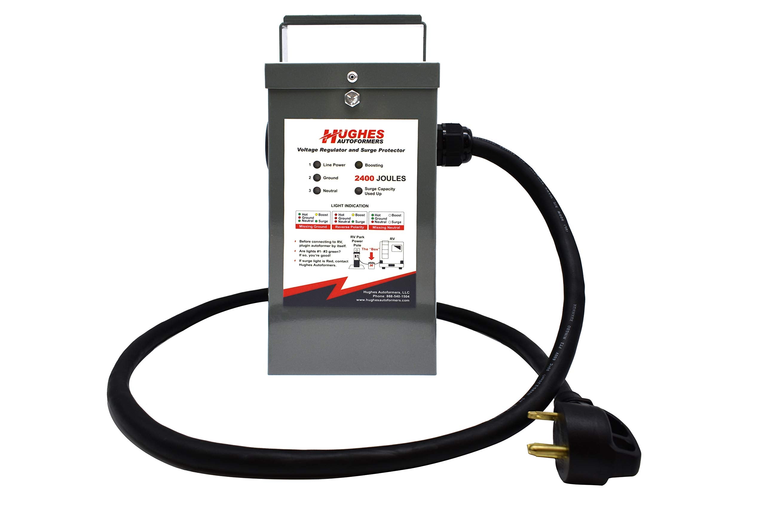 Hughes Voltage Booster With Surge Protection   30 Amp