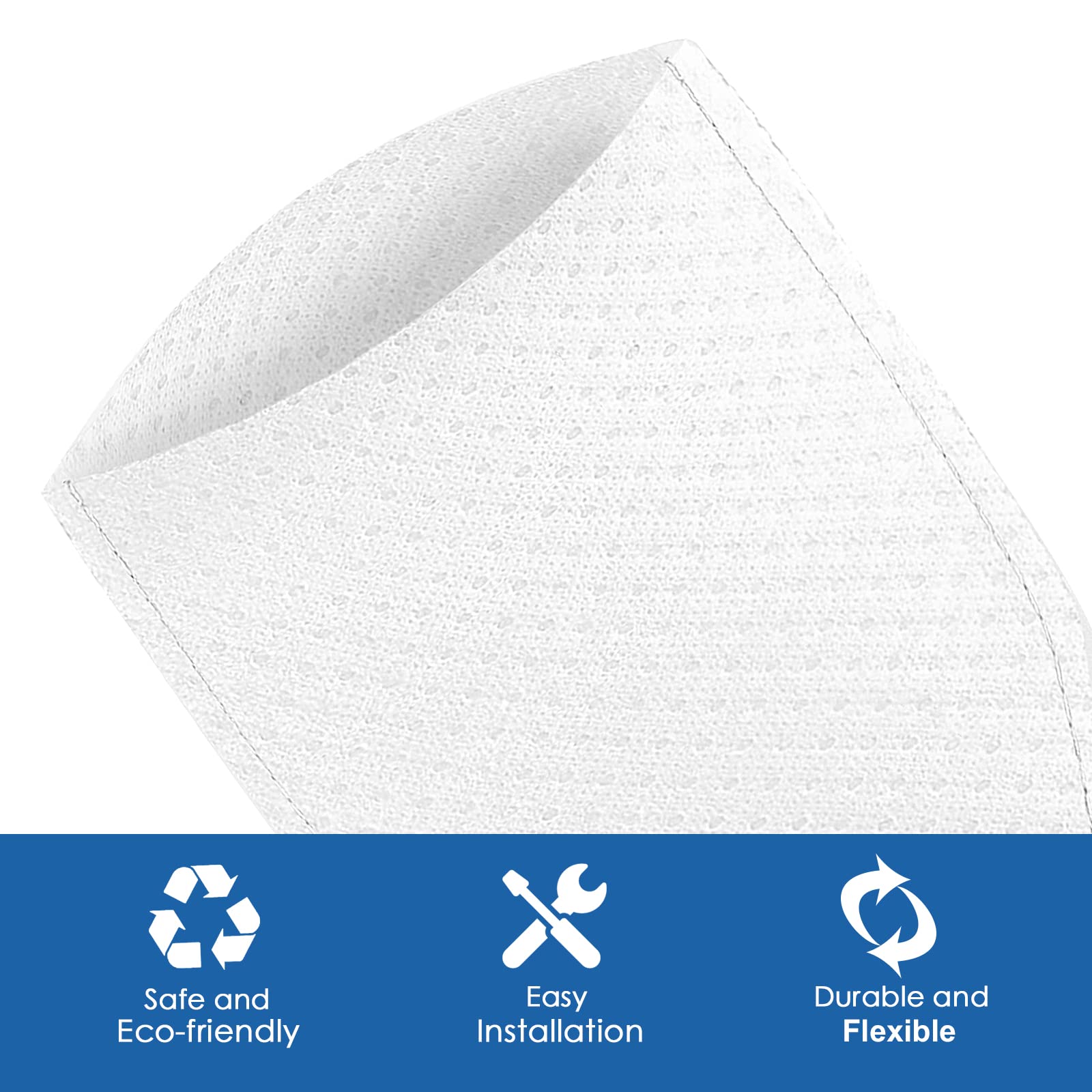 Mxzone Replacement Cloth Vacuum Filter Compatible With Makita T 03193, Xlc02, Lc01, Bcl180W Vaccum Cleaner, White, 10 Packs