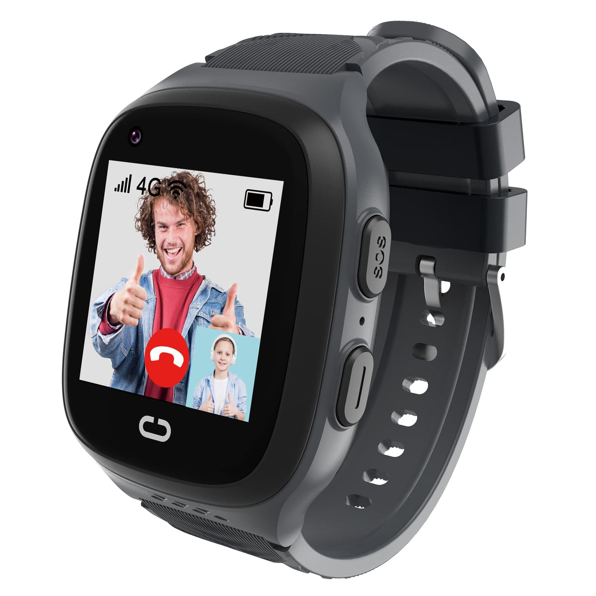 Kids Smart Watch Boys With Gps Tracker & Video Calling 4G Kids Cell Phone Watch Age 5-12, One-Key Sos Call Voice Chat Camera Ala