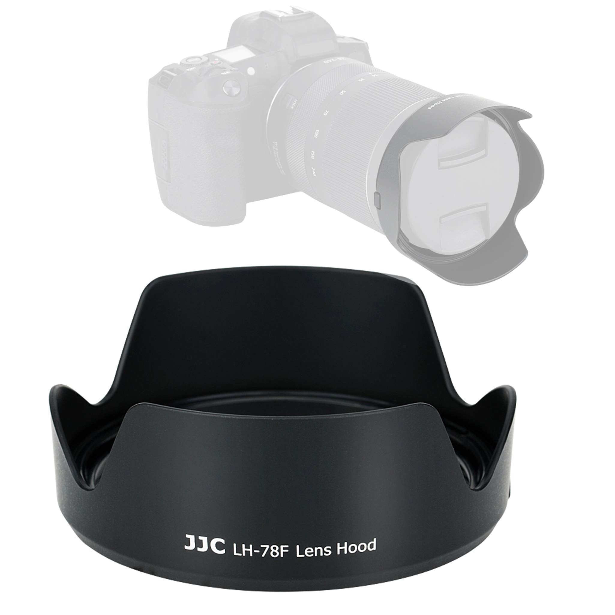 Jjc Lh 78F Dedicated Petal Tulip Bayonet Lens Hood For Canon Canon Rf 24 240Mm F/4 6.3 Is Usm Lense, Canon Rf 24 240 Hood Shade,