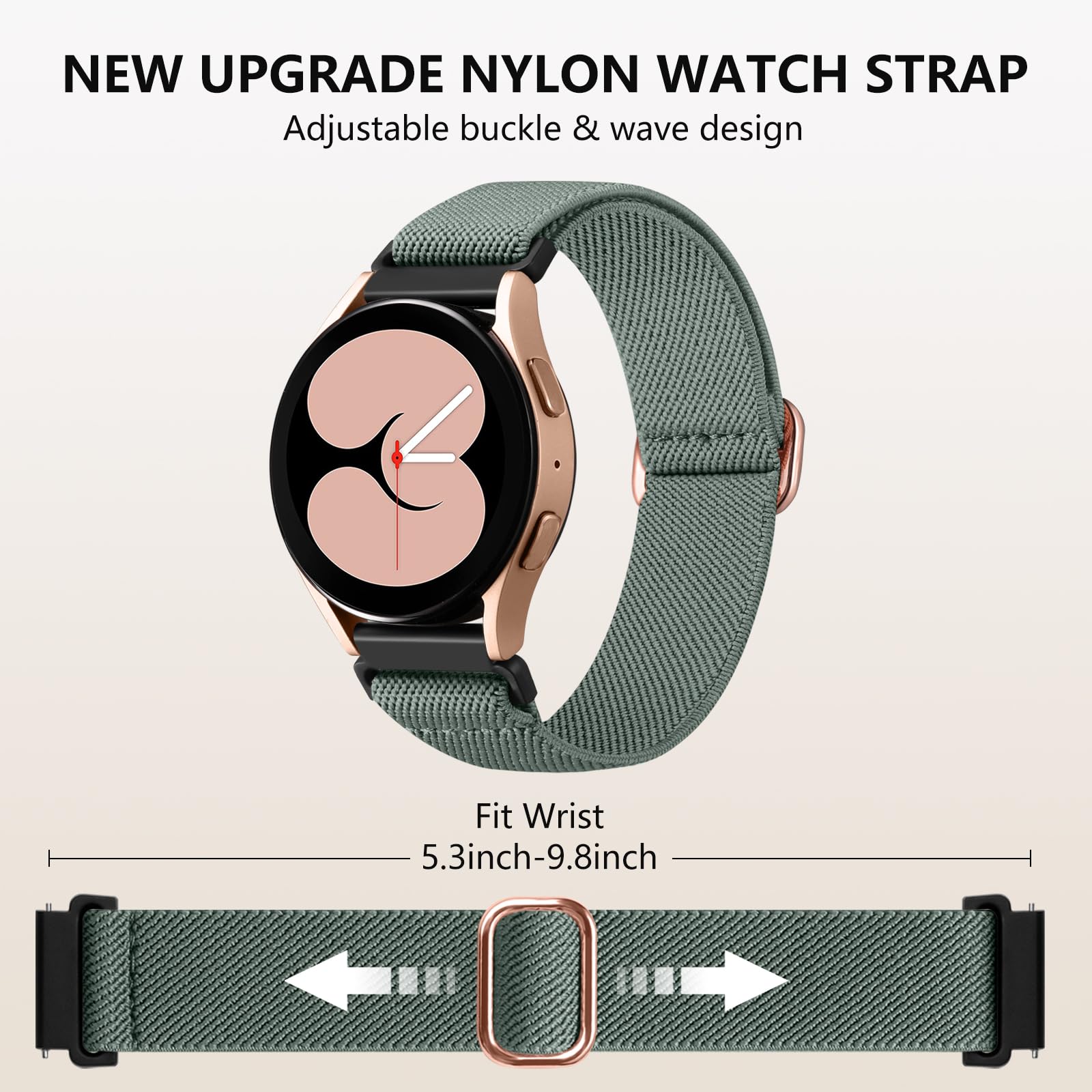 Lerobo 5 Pack Band Compatible With Galaxy Watch 7 6 5 4 Band 40Mm 44Mm/For Galaxy Watch 6 4 Classic Band 42Mm 46Mm 43Mm 47Mm/Wat