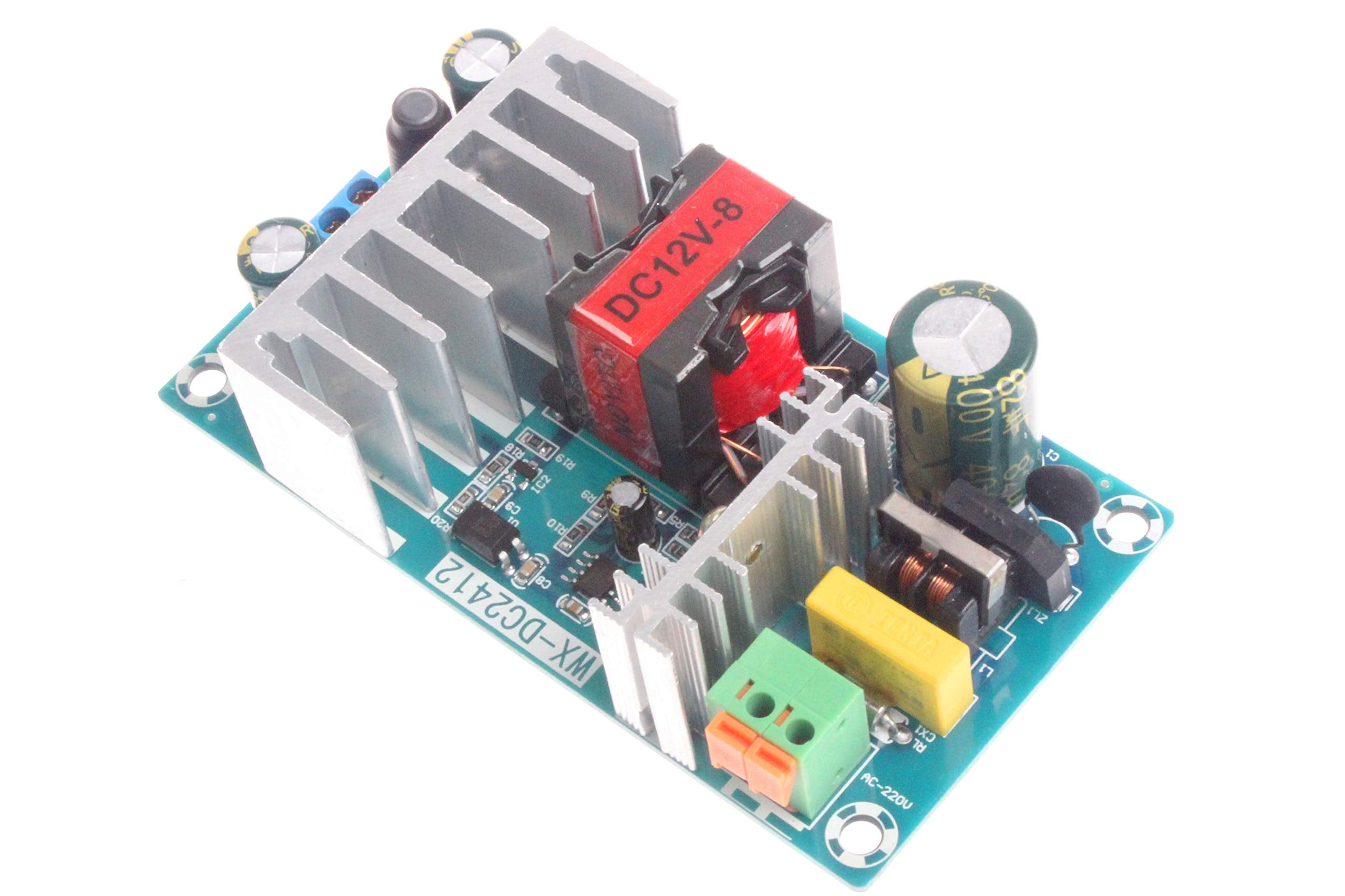 NOYITO AC to DC Isolated Power Supply Module AC 120V 90V - 265V to DC 12V 8A 96W Peak 12V 11A 132W Max Power Module with Overvol