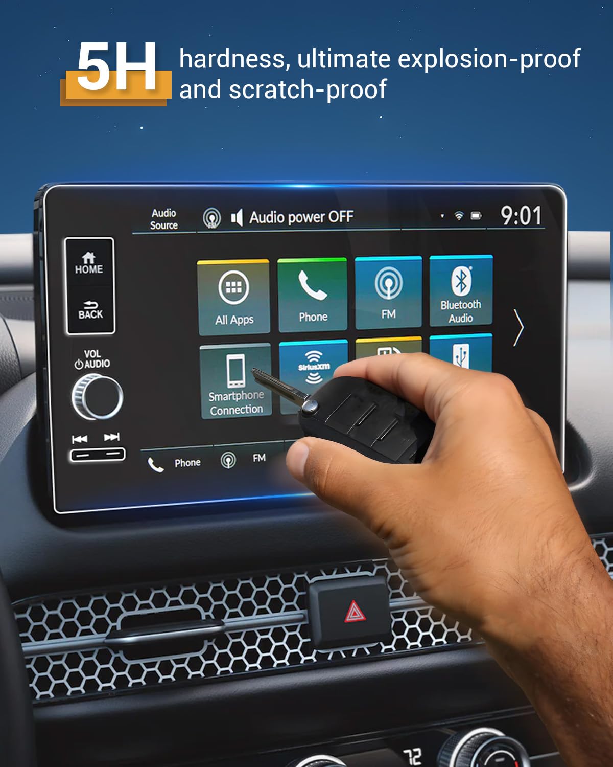 Anti Glare Screen Protector For 2025 Honda Hr V Ex L 9� 2023 2024 2025 Honda Hr V Hrv Accessories Ex L Touch Screen Cover Guard Sensitive Ultra Hd Clear Anti Scratch Self Healing Bubble Free 2 Pack