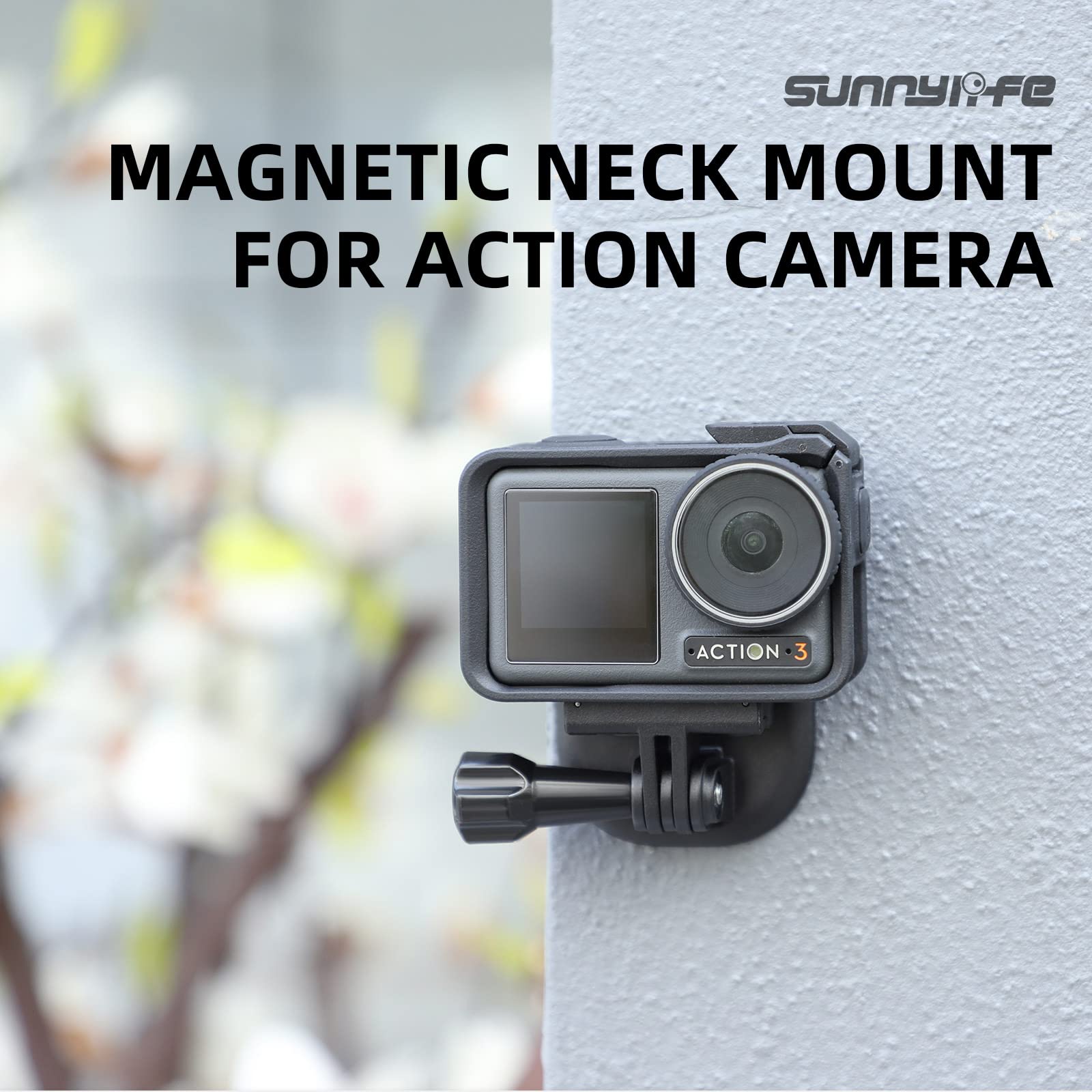 Magnetic Pov Neck Mount Holder With Lanyard Strap For Gopro 12 11 10 9 /For Insta360 X3 Go3 Ace Pro/For Dji Action 4 Osmo Pocket