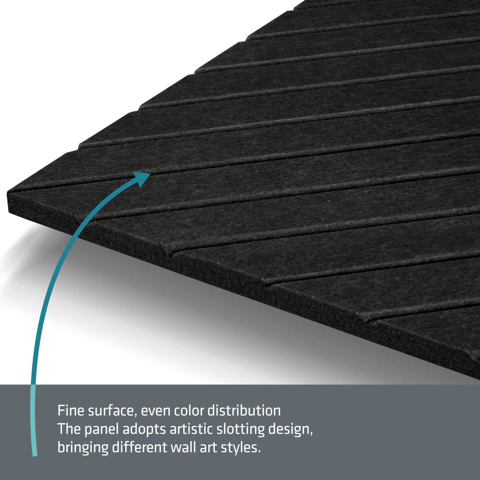 Drklang 6 Pack Sound Proof Panels For Walls, 47.2'' X 23.6'' X 0.36'' Acoustic Panels Sound Absorbing In Left And Right Diagonal