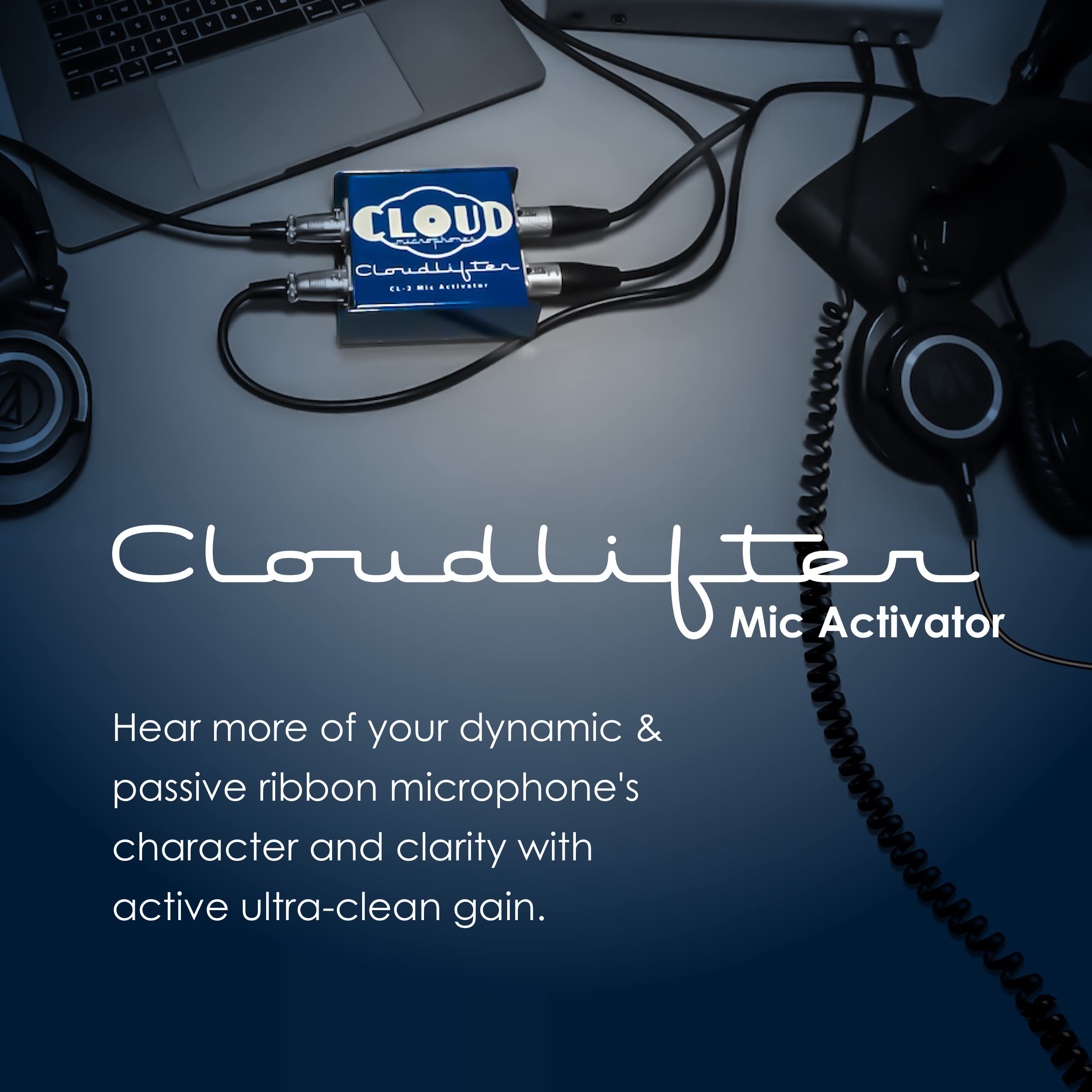 Cloud Microphones   Cloudlifter Cl 2 Mic Activator   Ultra Clean Microphone Preamp Gain   Usa Made