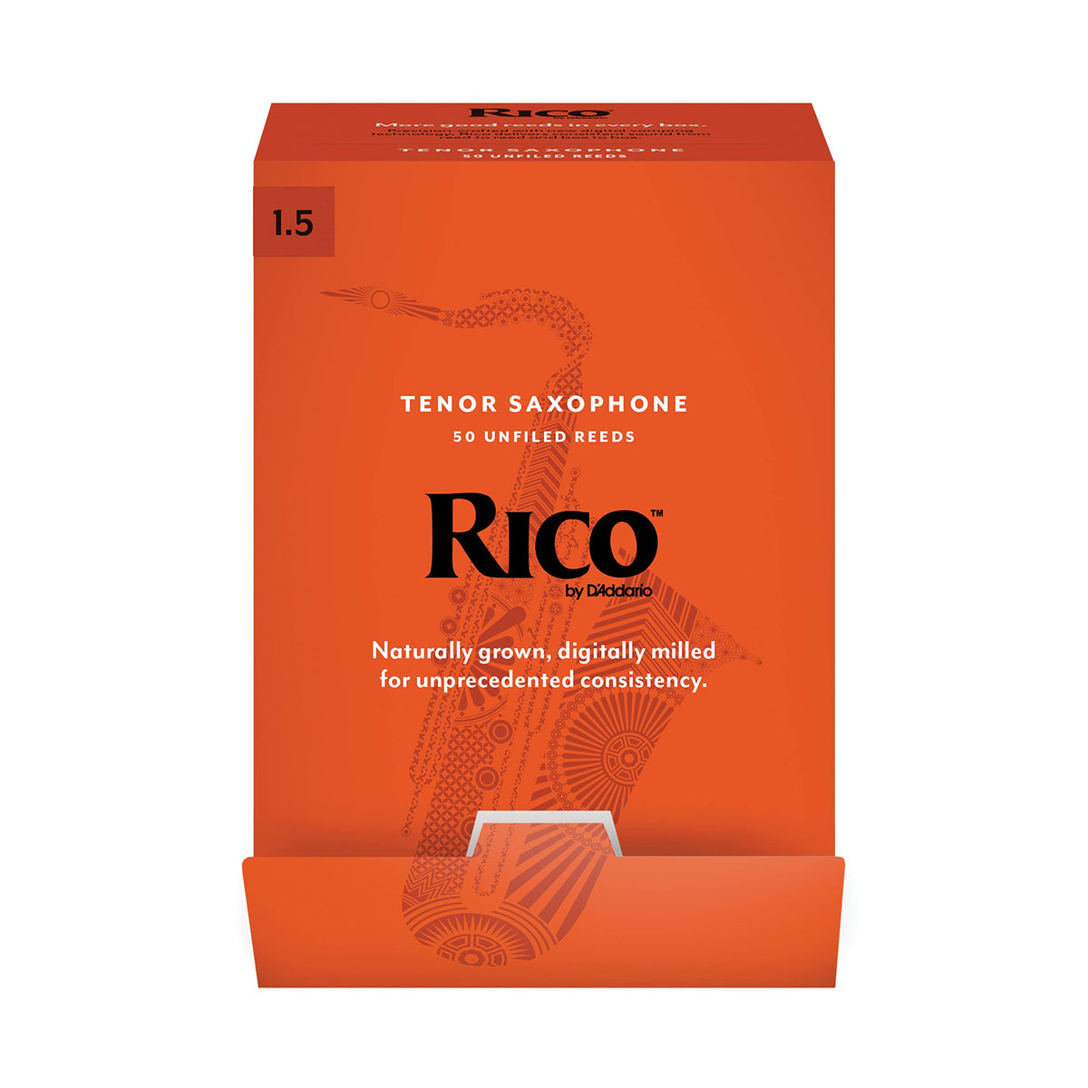 Daaddario Woodwinds Tenor Sax Reeds, Strength 15, 50-Pack (Rka0115-B50)
