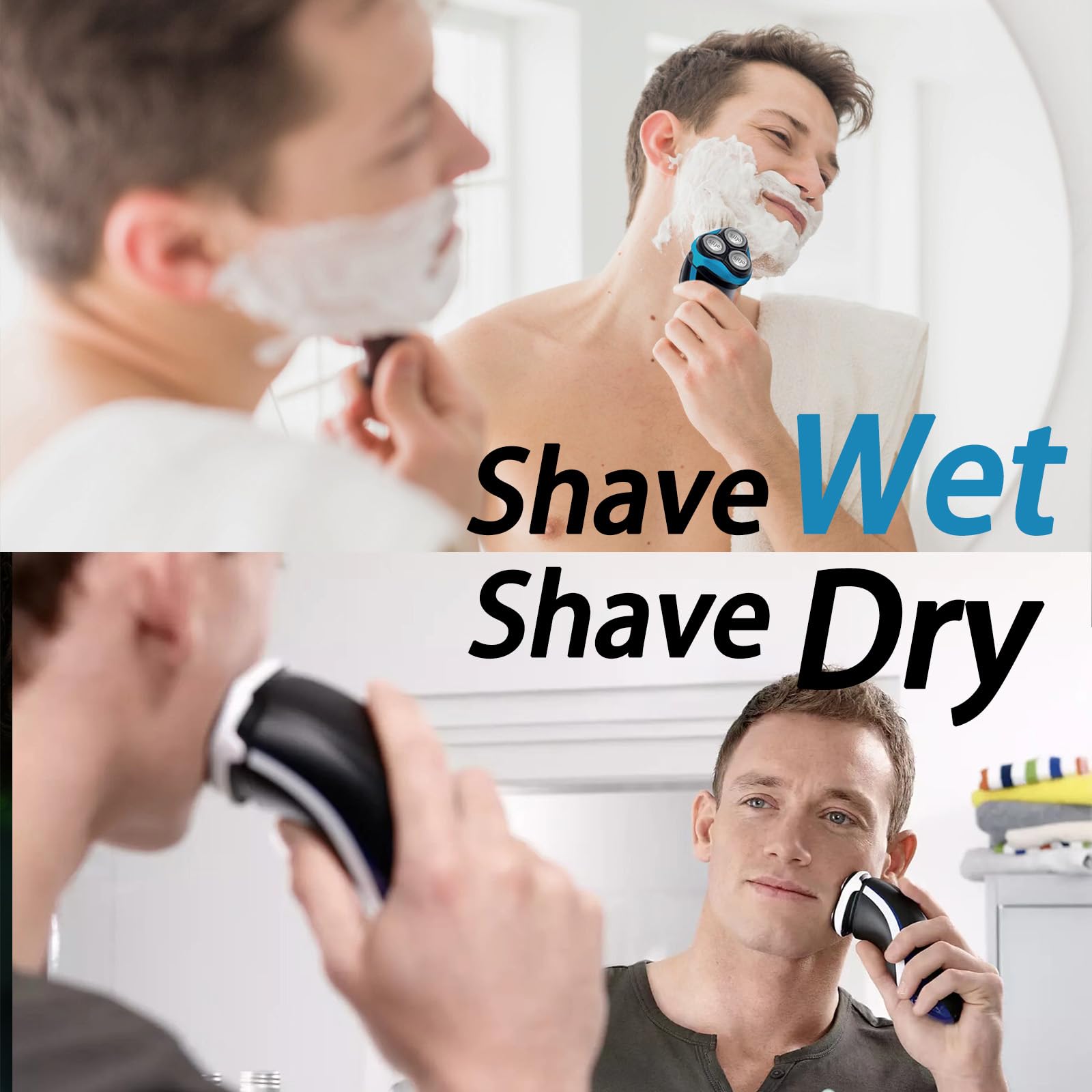 Sh30 Shaving Heads For Series 1000, 2000, 3000 And 5000X Razors, Shaver Replacement Blades With High Performance   Shave Wet And