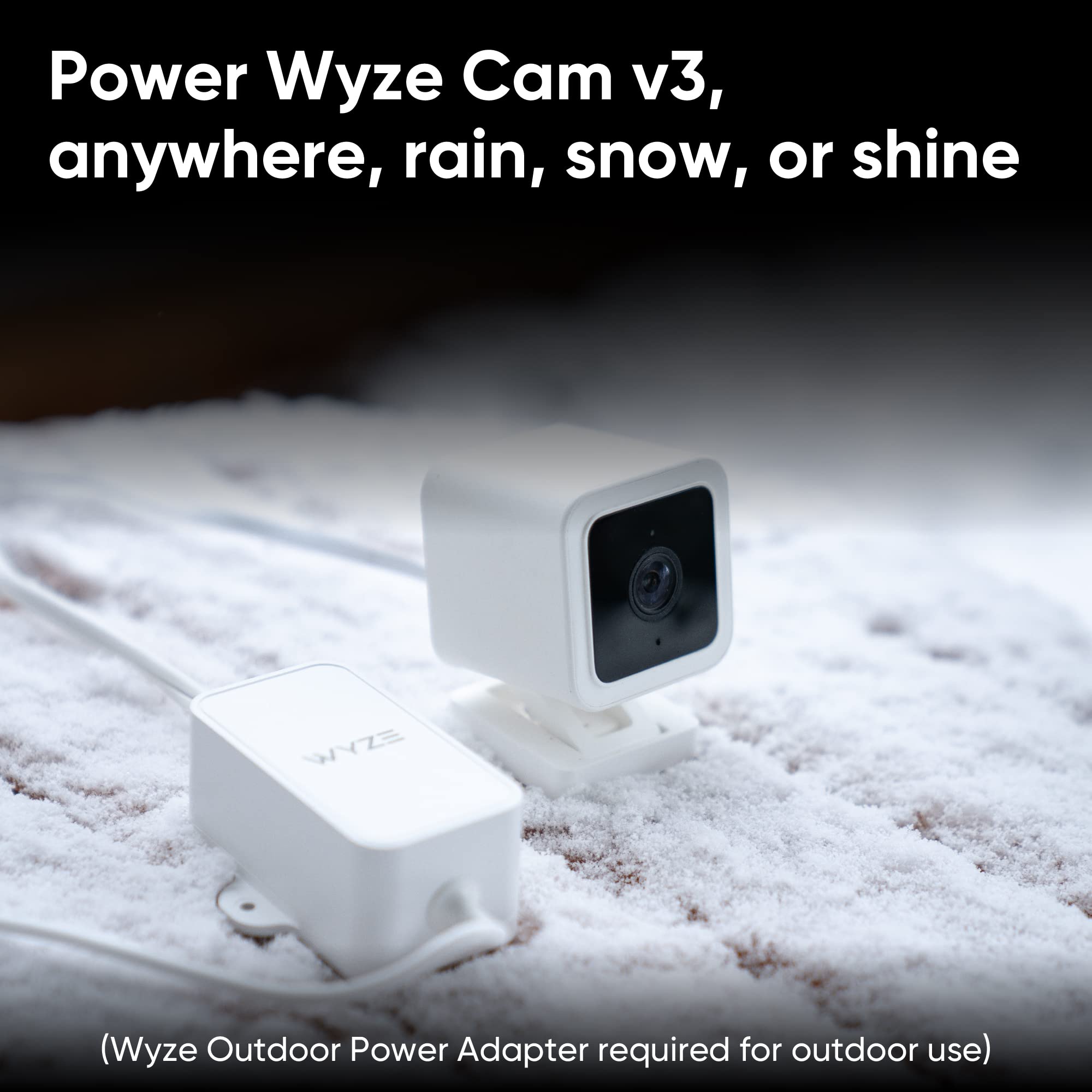Wyze Outdoor Wired Power Adapter Cam V3 (Sold Separately)