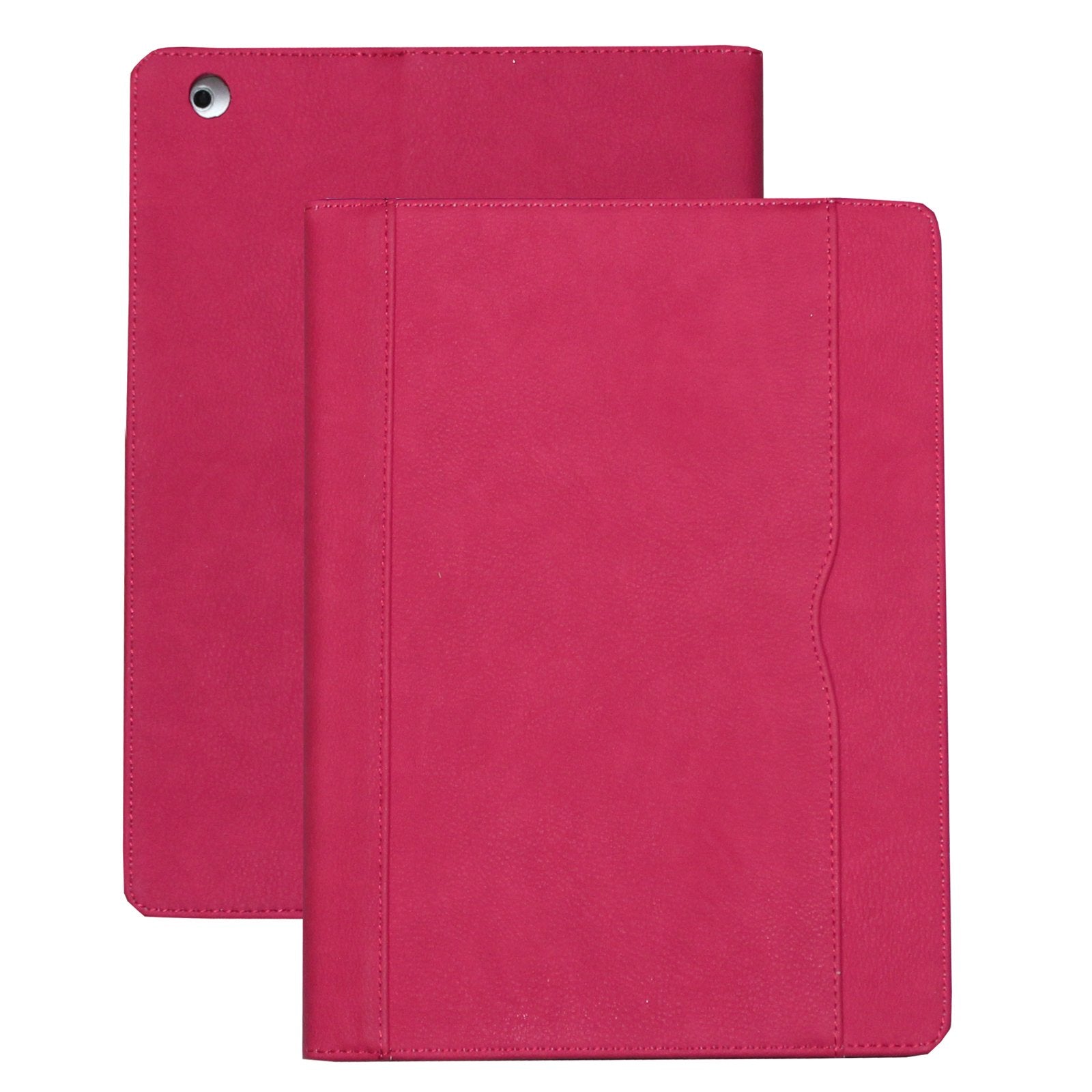 Jytrend Case For Ipad 2/ Ipad 3/ Ipad 4, Multi Angle Viewing Stand Leather Folio Smart Cover With Pocket, Auto Wake Sleep For Ipad 2/3/4 A1395 A1396 A1397 A1403 A1416 A1430 A1458 A1459 A1460 (Pink)