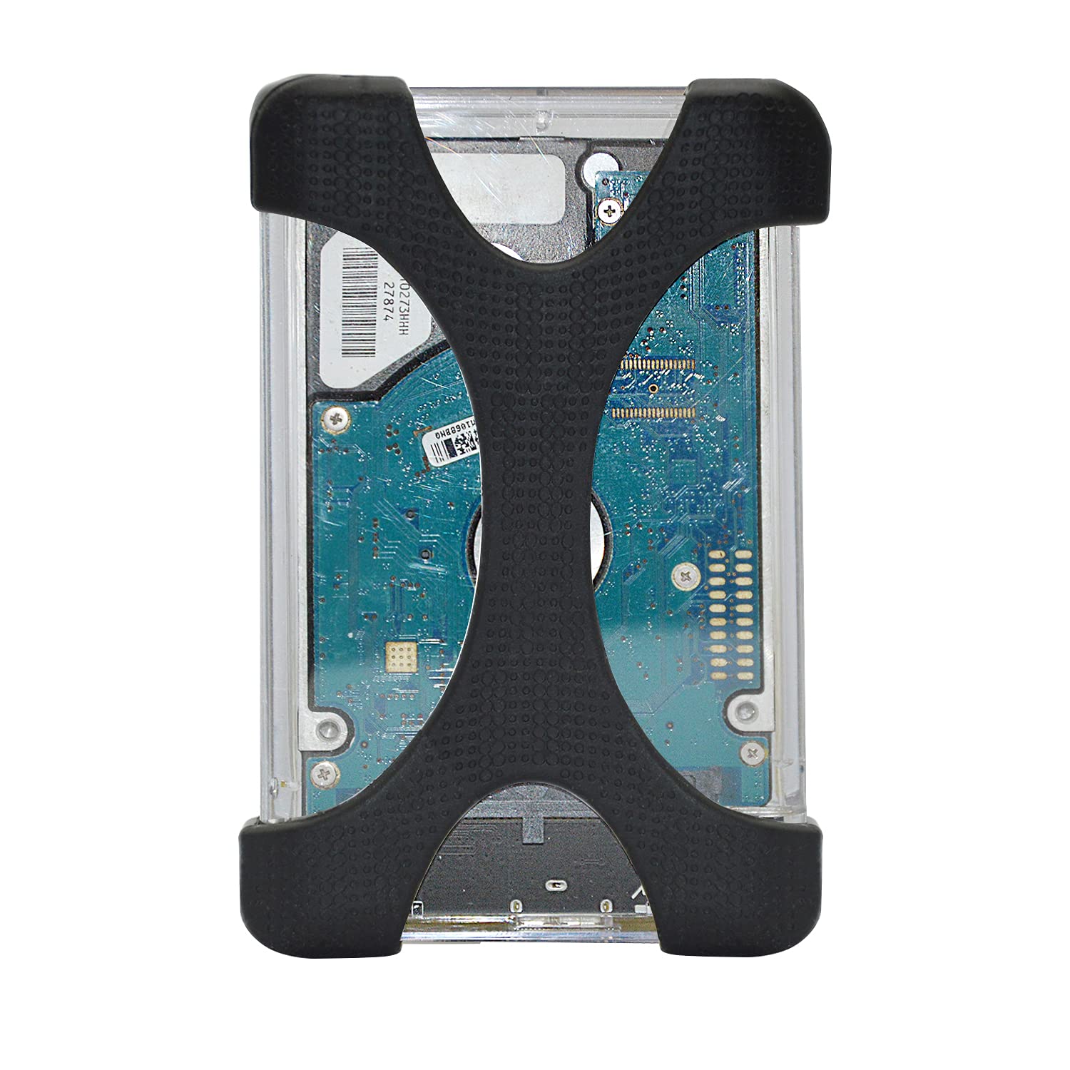 T Sidake 4 Pieces Of 2.5 Inch Silicone Hard Drive Protective Case, Shock Proof And Drop Proof Elasticity To Protect Your Device