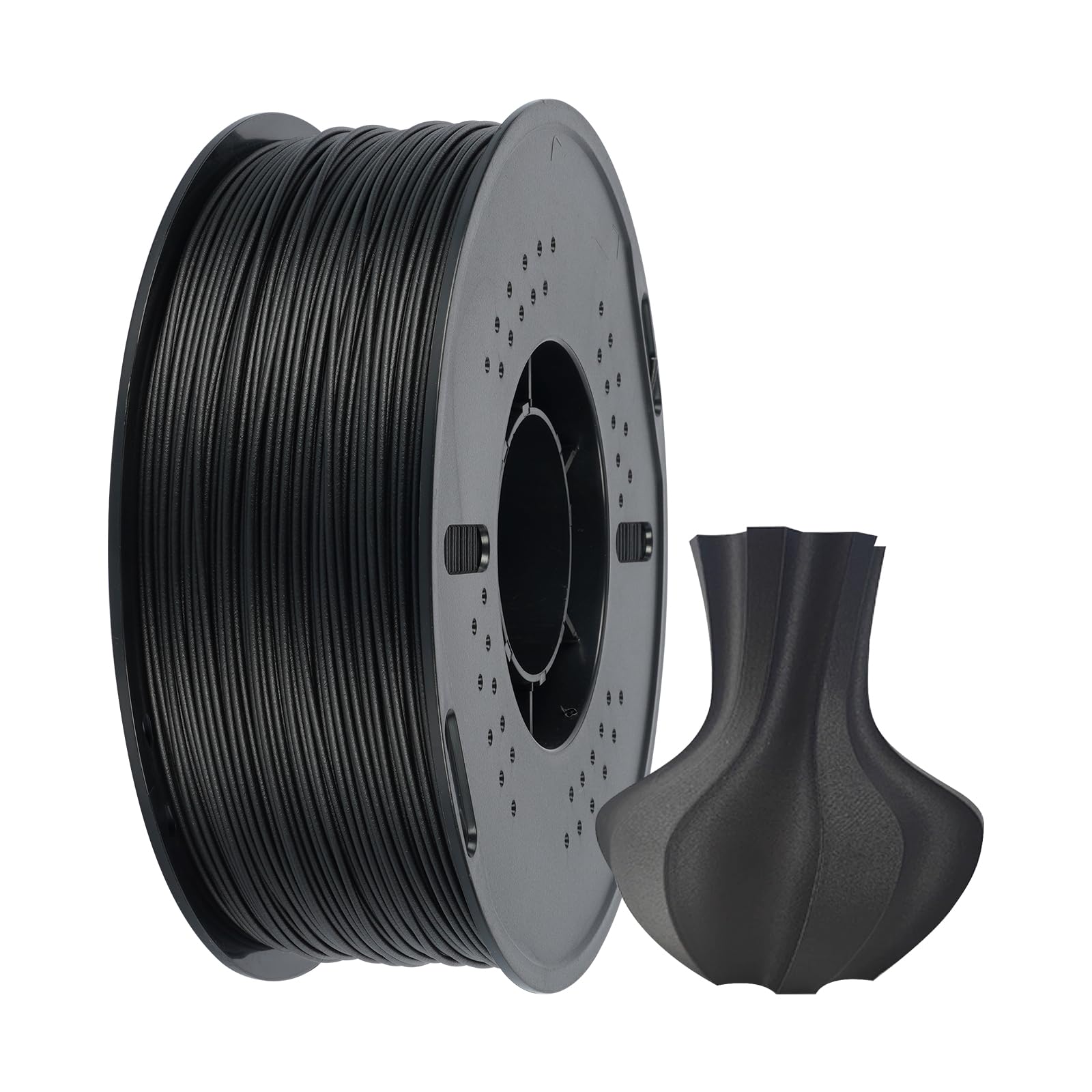 Kingroon Carbon Fiber ABS Filament 1.75mm, High Strength & Heat Resistant for Functional Prototypes, Mechanical Parts - 1kg Spoo