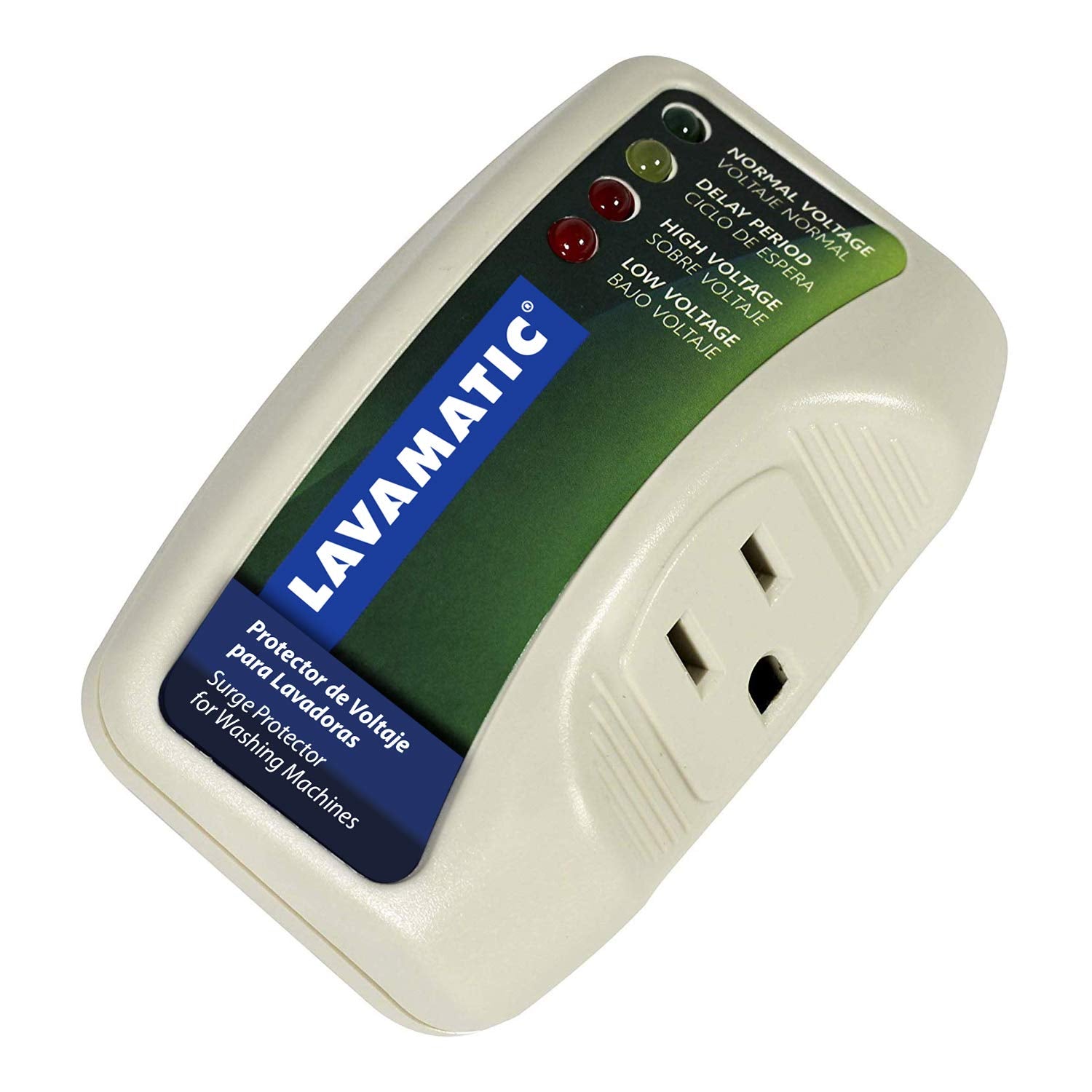 Lavamatic WS-10521 Electronic Voltage & Surge Protector for Washers - (2 Pieces) - Protects Against High/Low Voltage, Brownouts, and Spikes