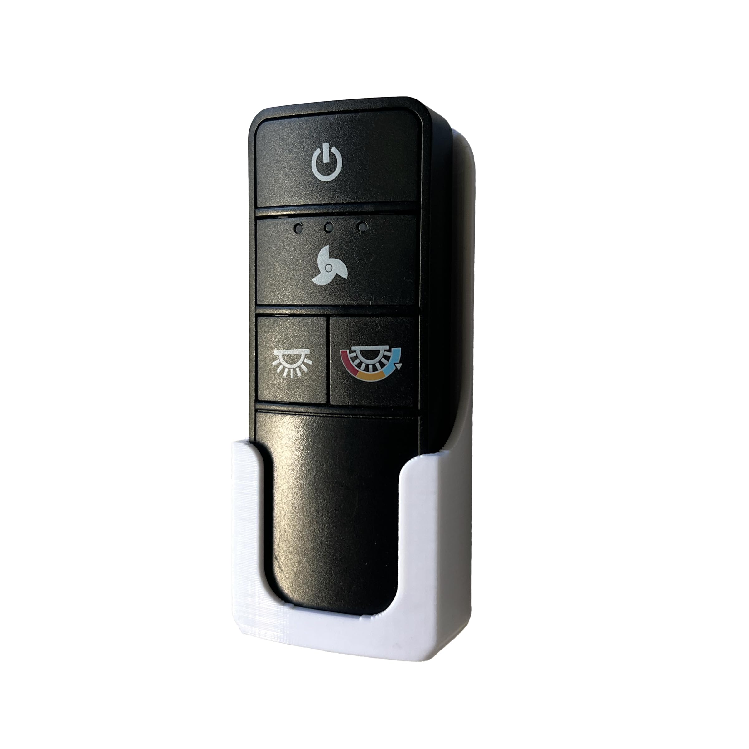 Holder Mount For Home Decorators Collection Adjustable Color Fan Remote (3D Printed In The Usa) (White)