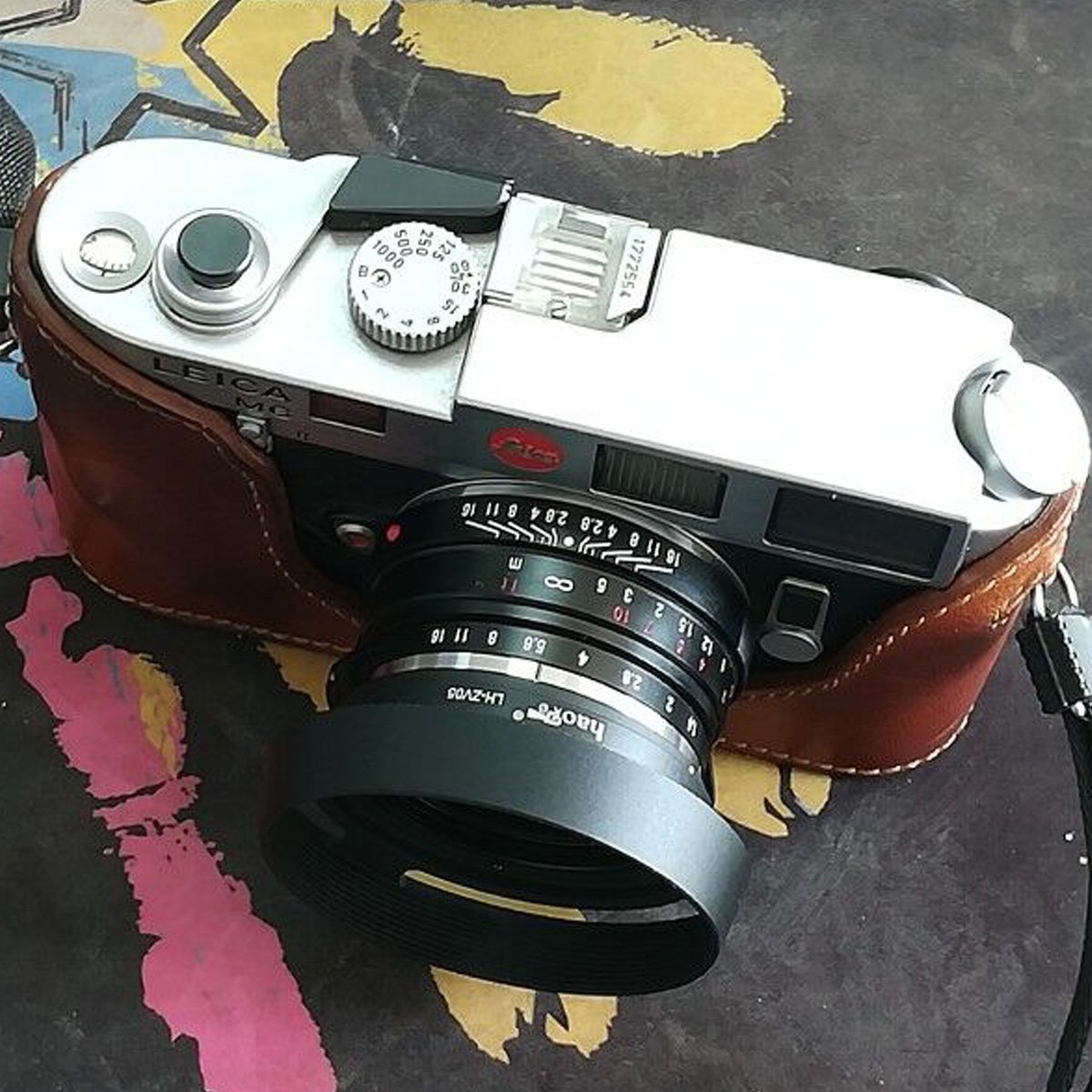 Haoge Lh Zv05 Round Metal Lens Hood For Carl Zeiss Biogon T* 2/35 35Mm F2 Zm, C Biogon T* 2.8/35 35Mm F2.8 Zm, Planar T* 2/50 50