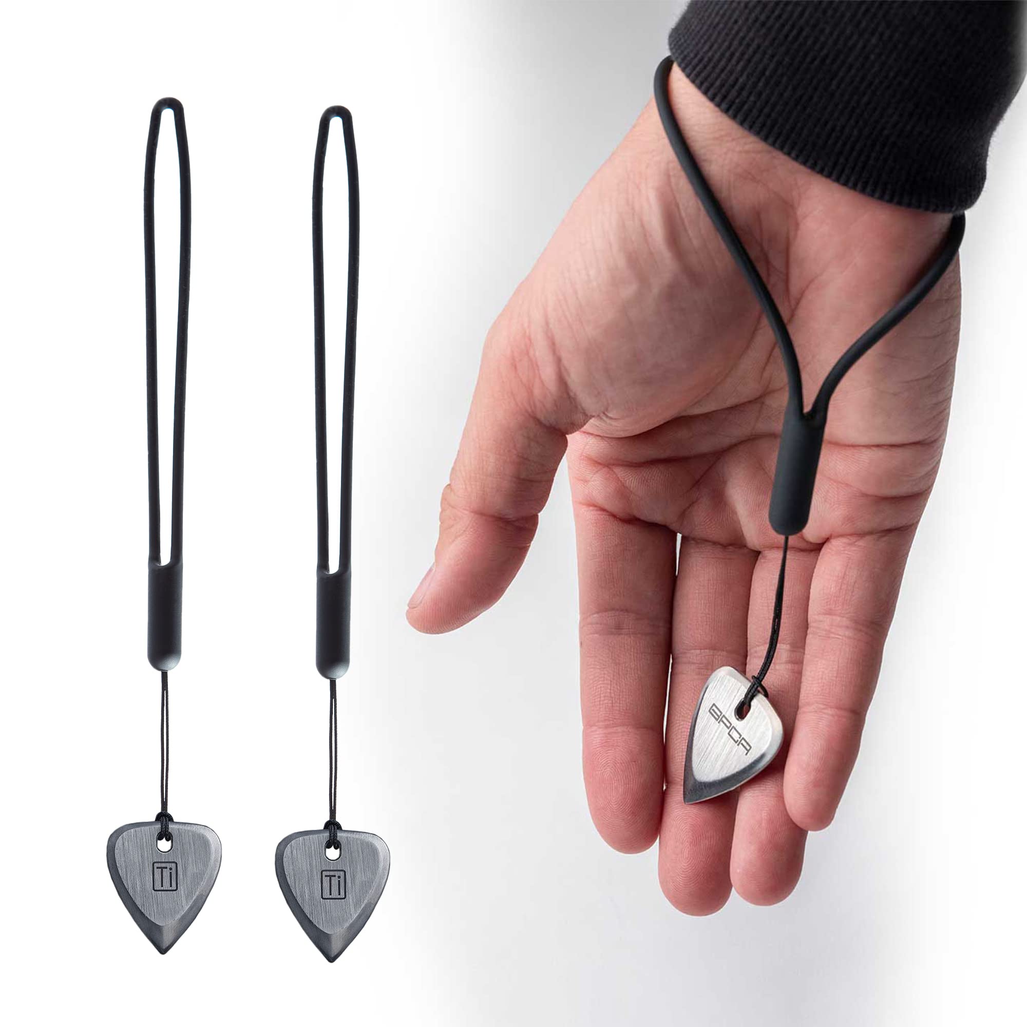 Titanium Guitar Picks, Must-Have Guitar Accessories for Music Lovers, All-Around Metal Pick for Bass, Ukulele, and More, Awesome