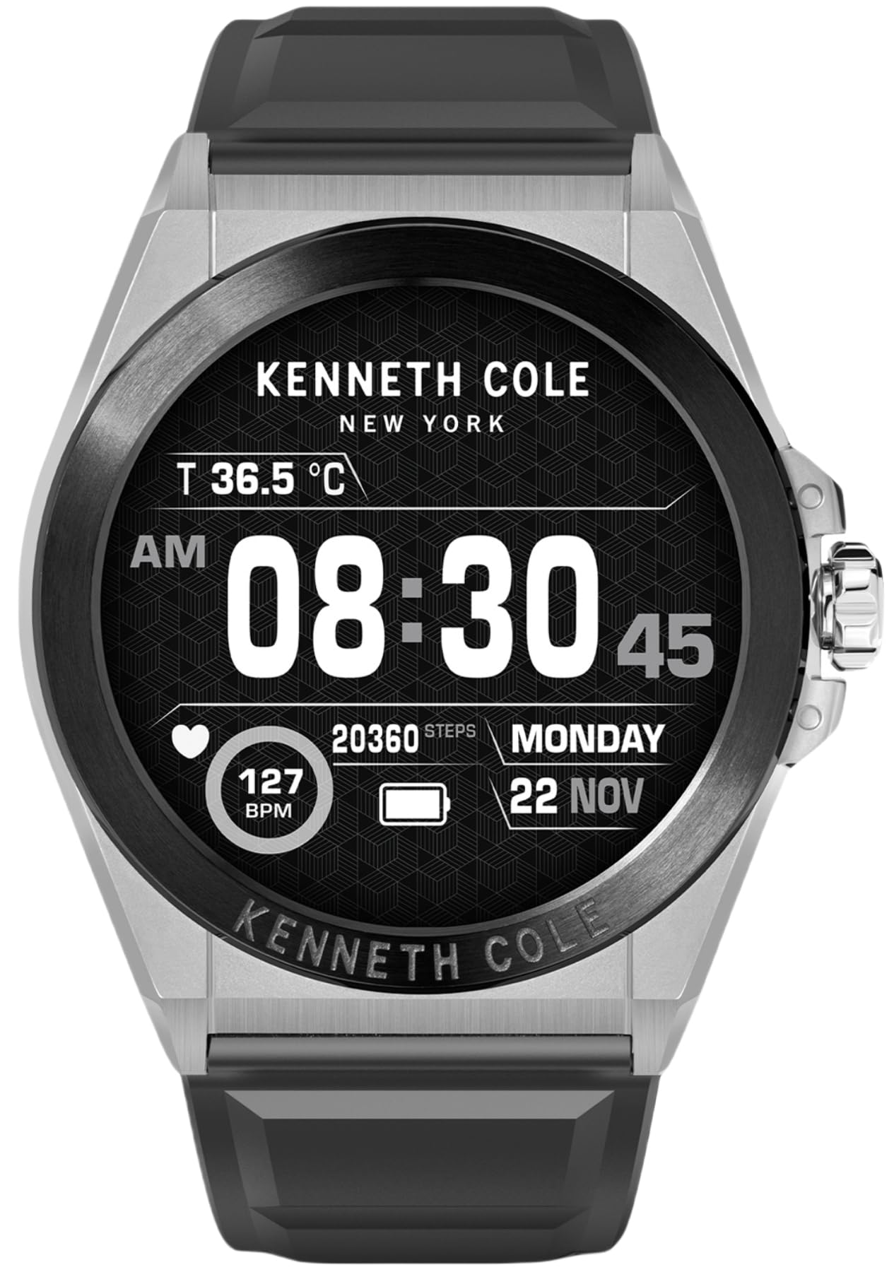 Bribejat Smart Watch For Men (Make/Answer Call), Hd 1.32'' Stainless Steel Case Smartwatch Ip68 Waterproof, Pedometer Spo2/Heart